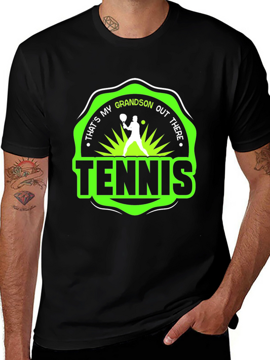 Thats My Grandson Out There Tennis T-Shirt