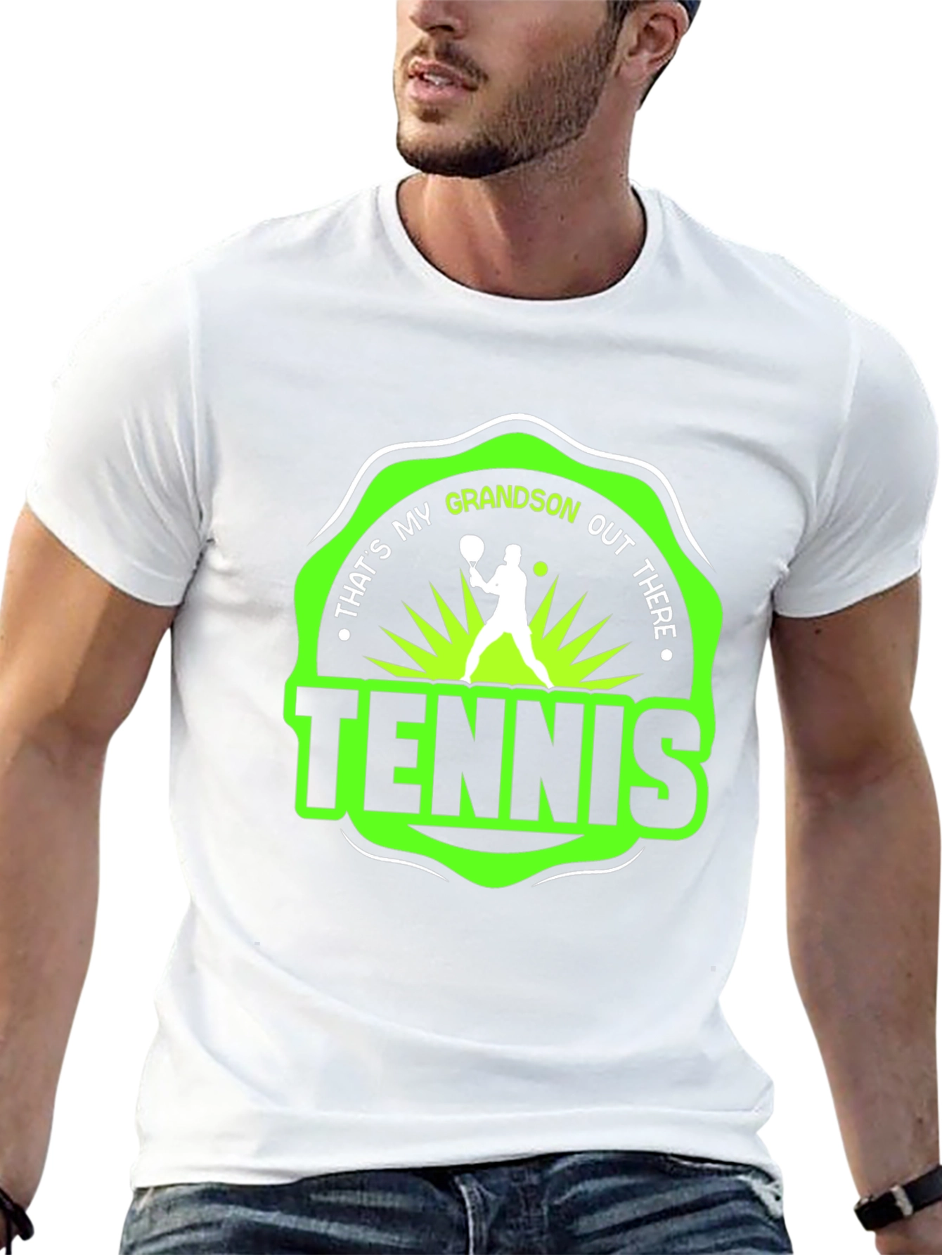 Thats My Grandson Out There Tennis T-Shirt
