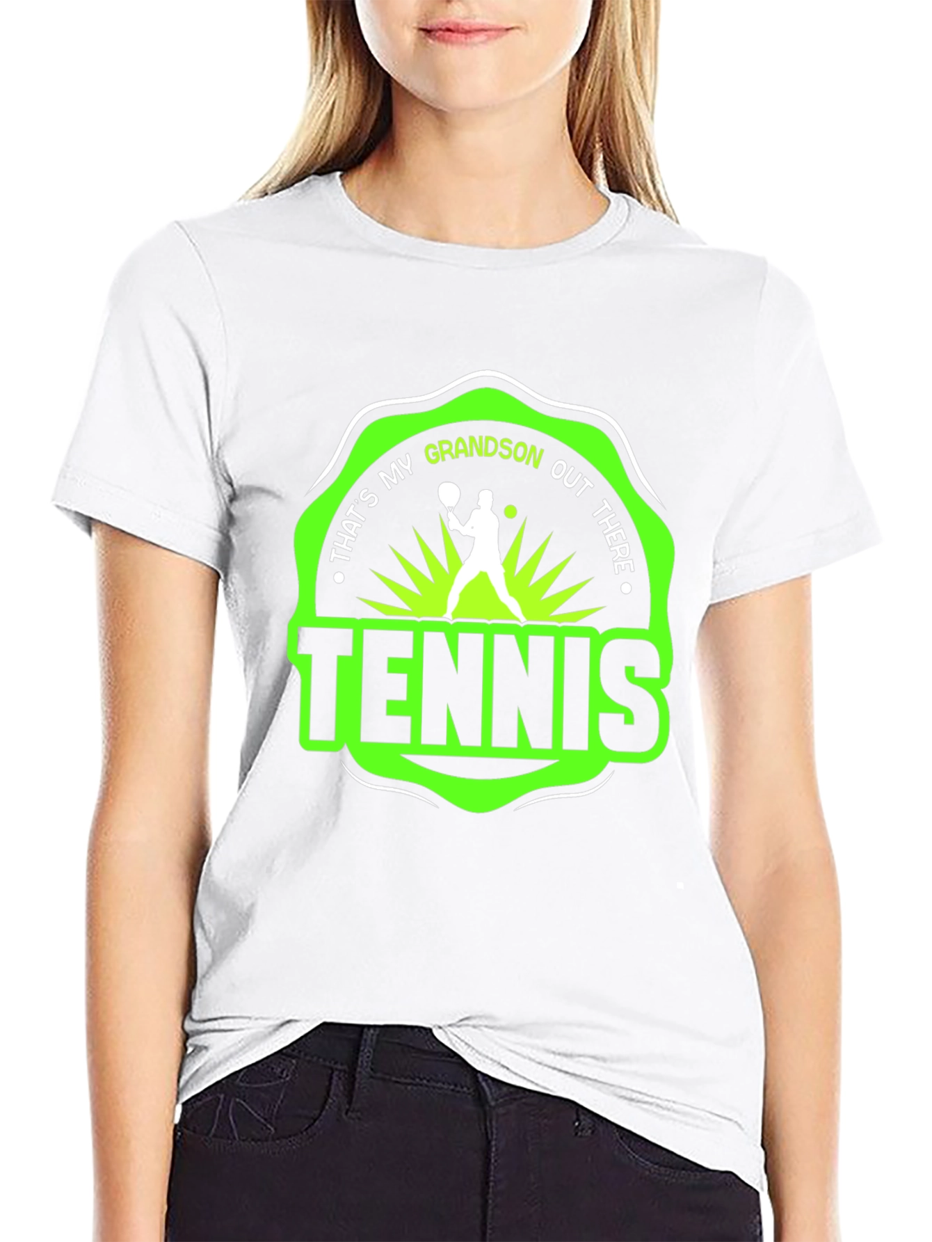Thats My Grandson Out There Tennis T-Shirt