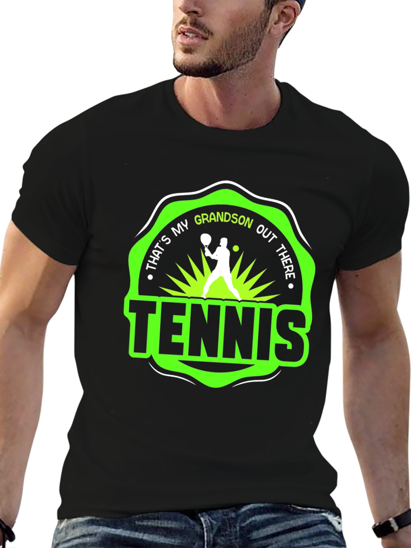 Thats My Grandson Out There Tennis T-Shirt