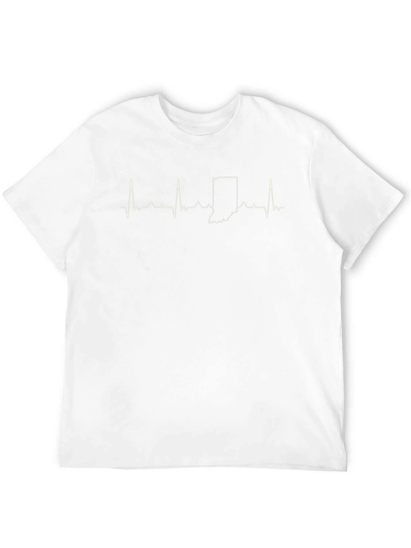 Indiana Heartbeat T-Shirt - State Pride Tee