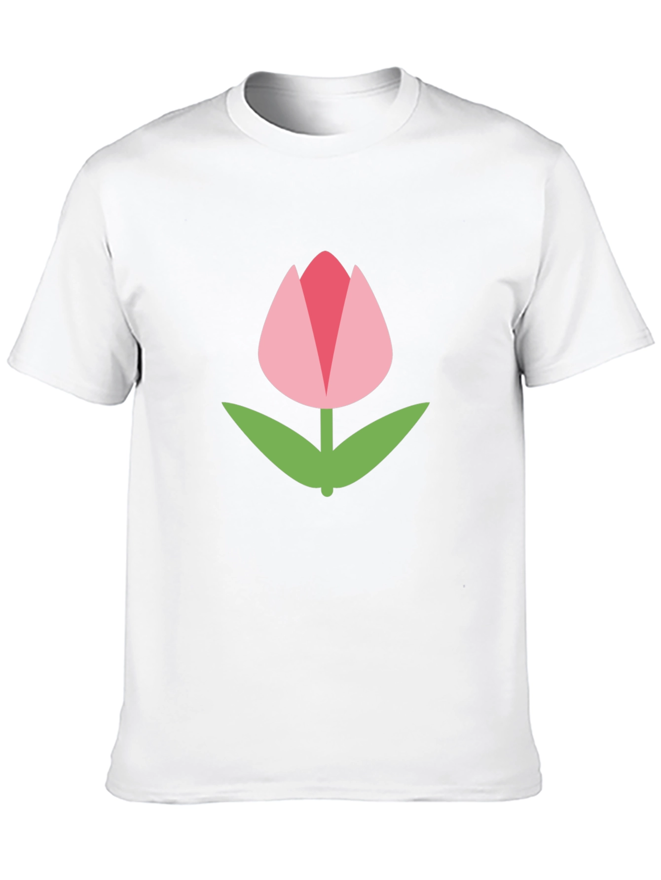 Tulip Graphic Tee - Black Unisex T-Shirt