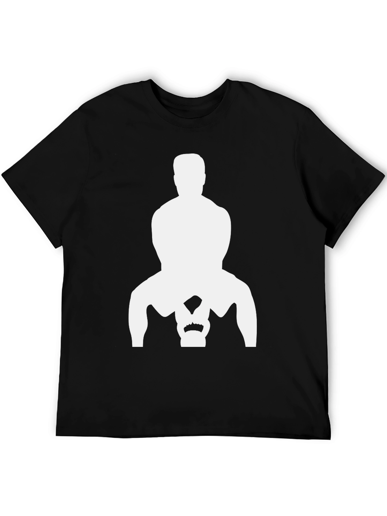Workout Graphic Tee - Kettlebell Squat Design