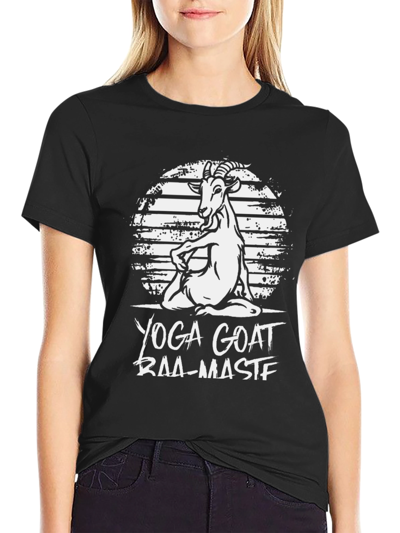 Yoga Goat Baa-maste T-Shirt