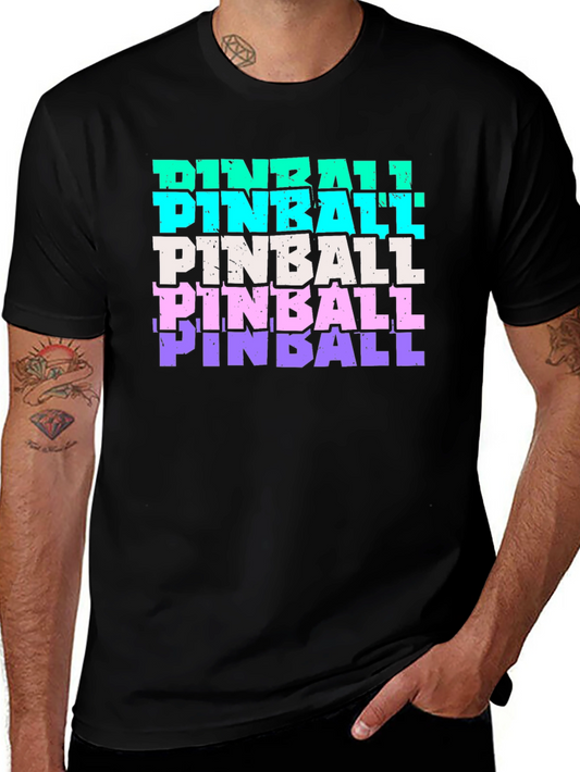 Retro Pinball Graphic Tee - Cool & Stylish!