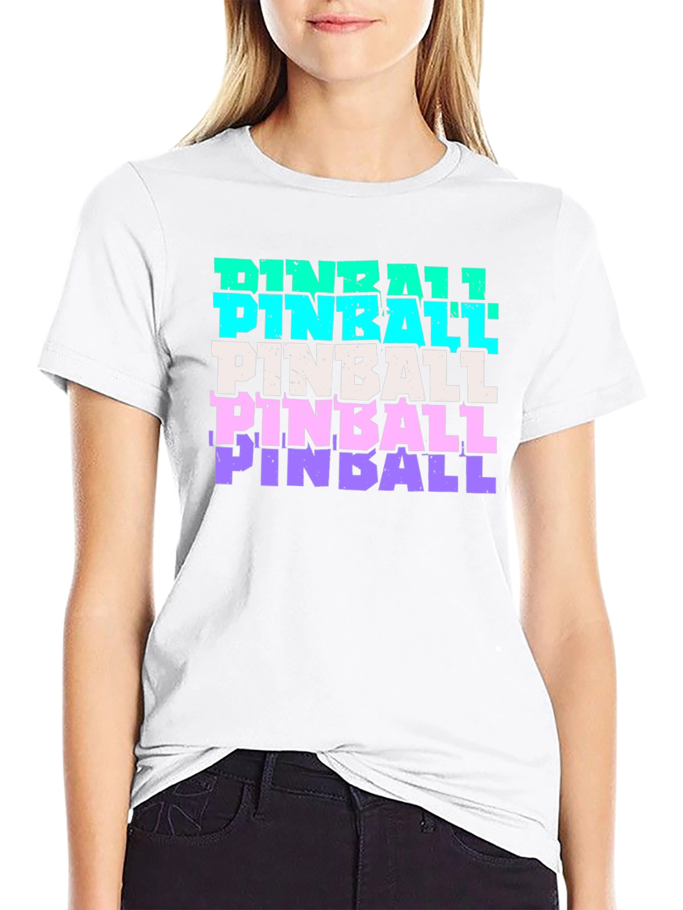 Retro Pinball Graphic Tee - Cool & Stylish!