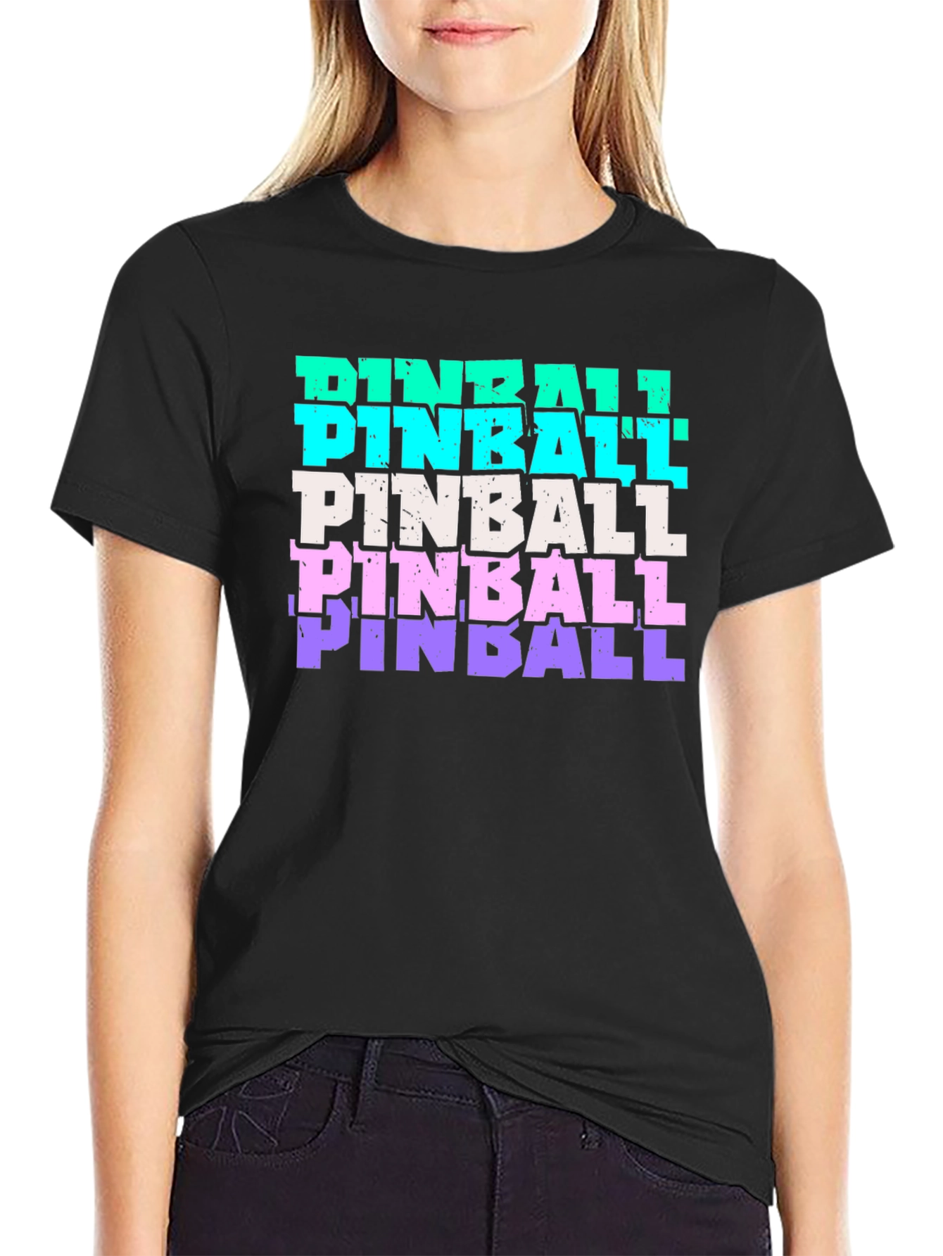 Retro Pinball Graphic Tee - Cool & Stylish!