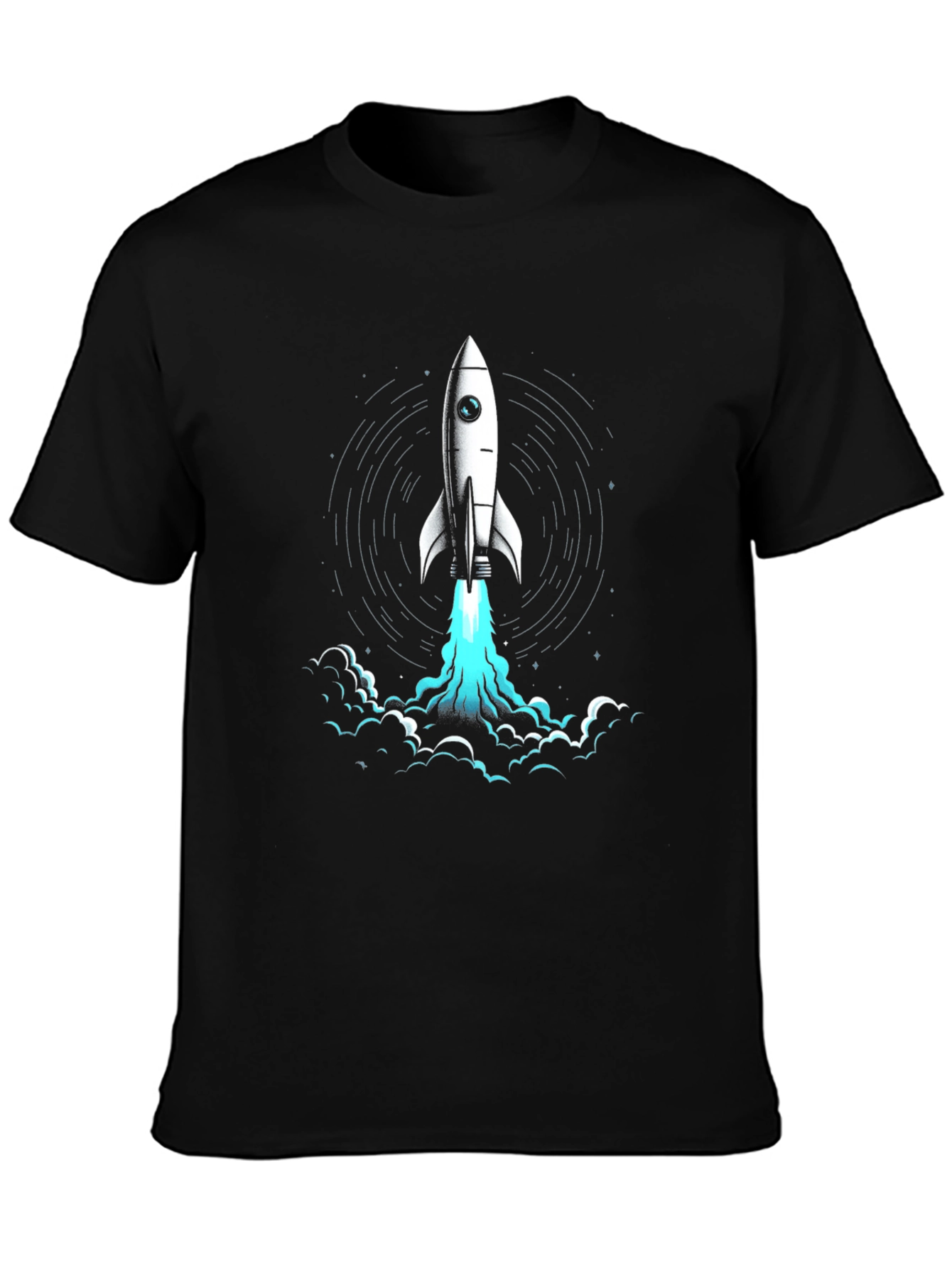 Rocket Launch Graphic Tee - Blast Off in Style!