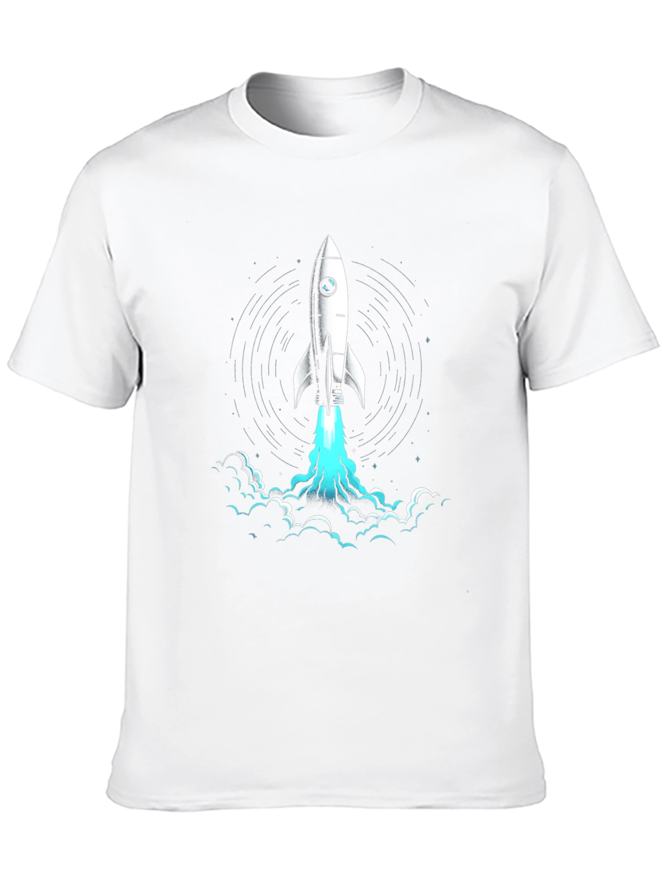 Rocket Launch Graphic Tee - Blast Off in Style!