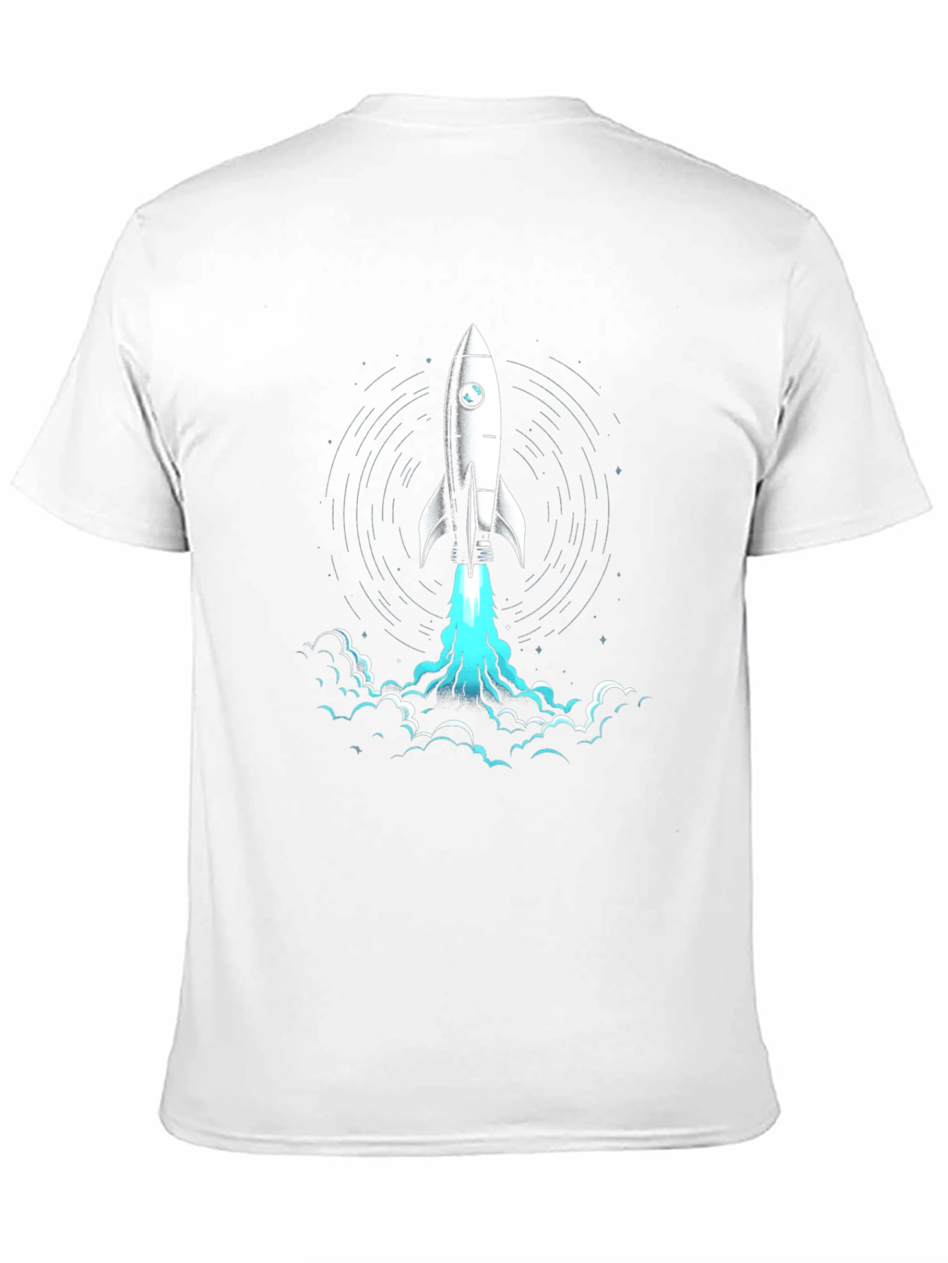 Rocket Launch Graphic Tee - Blast Off in Style!