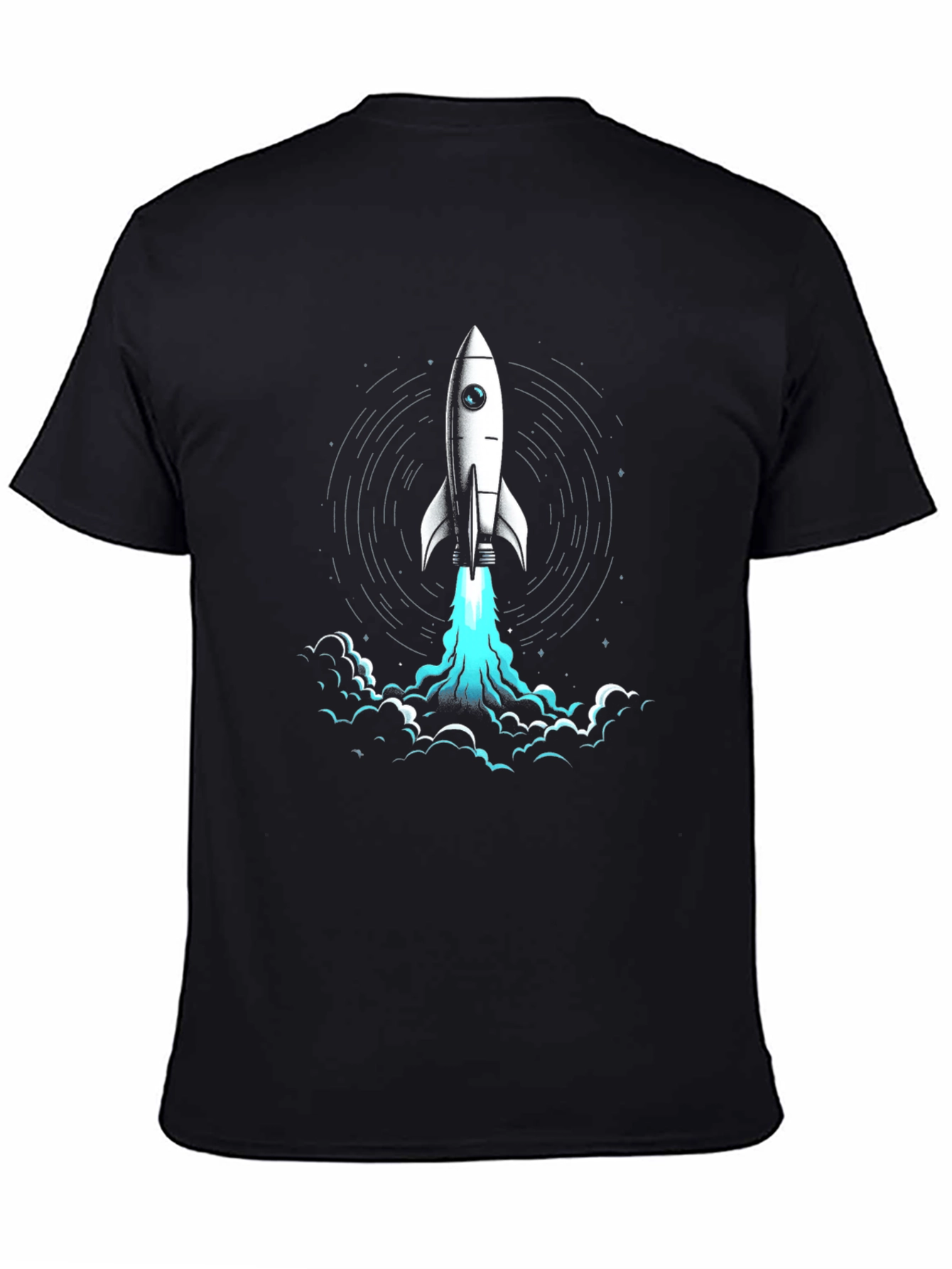 Rocket Launch Graphic Tee - Blast Off in Style!