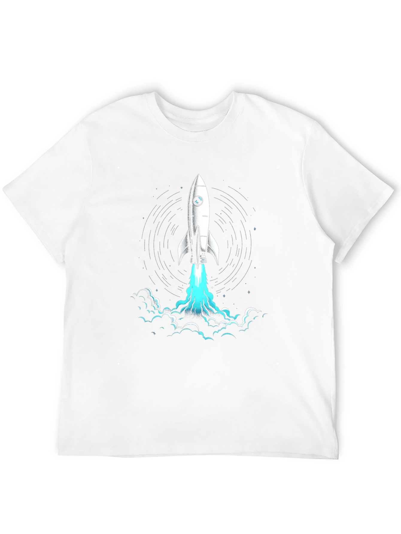 Rocket Launch Graphic Tee - Blast Off in Style!