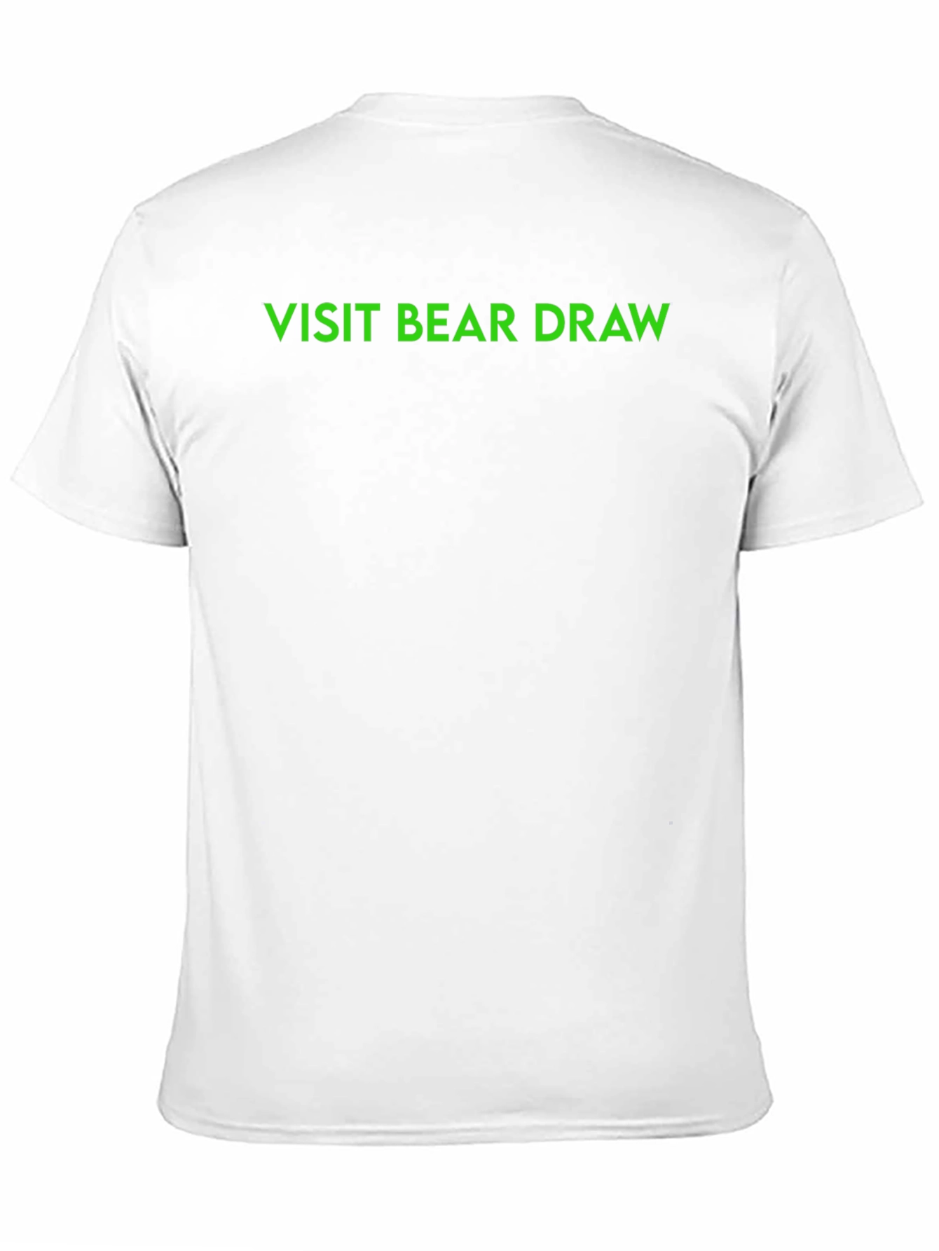 Visit Bear Draw Black T-Shirt