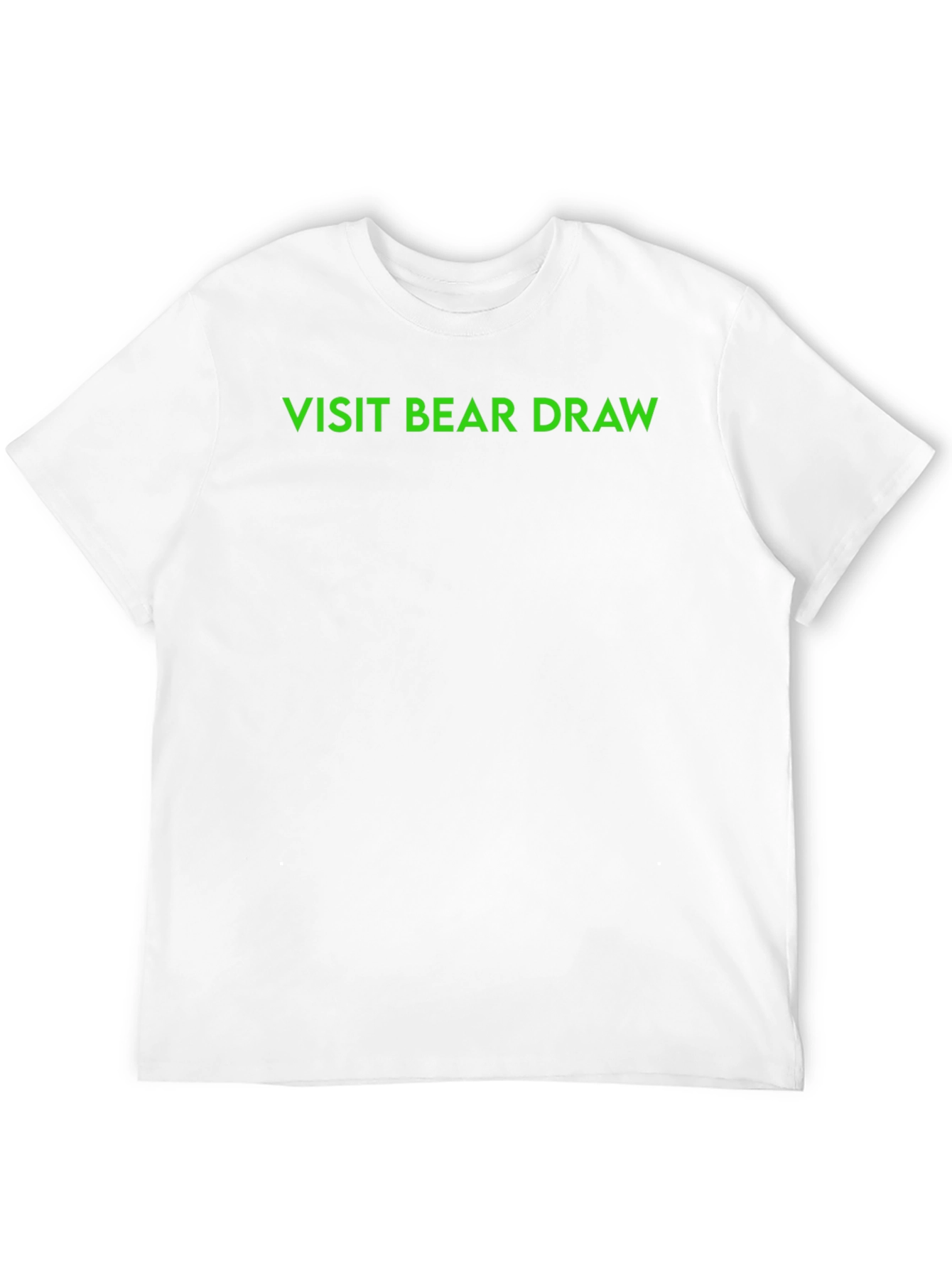 Visit Bear Draw Black T-Shirt