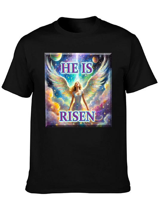 He is Risen Angel Wings T-Shirt