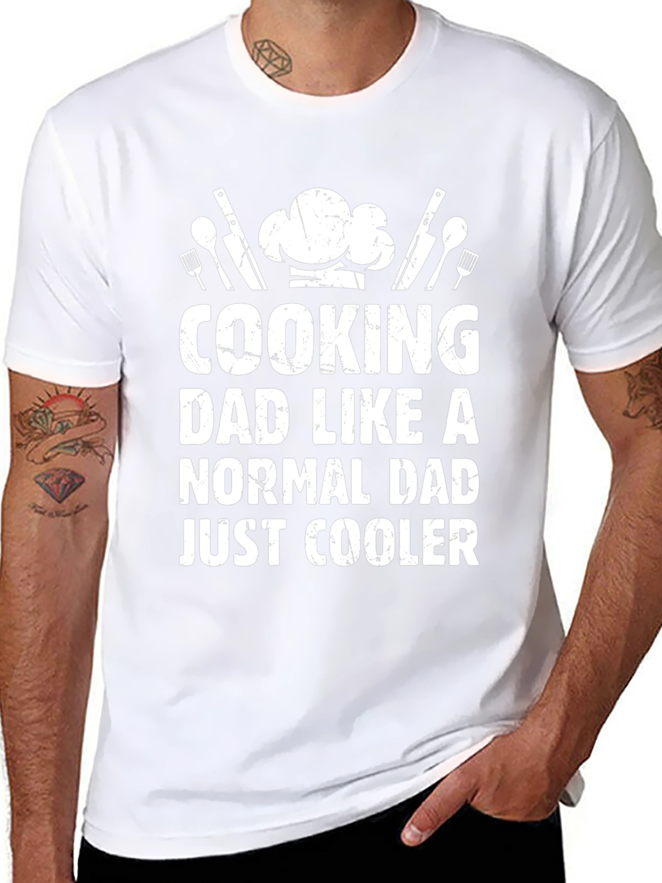 Cooking Dad T-Shirt: Cool Chef Father Tee