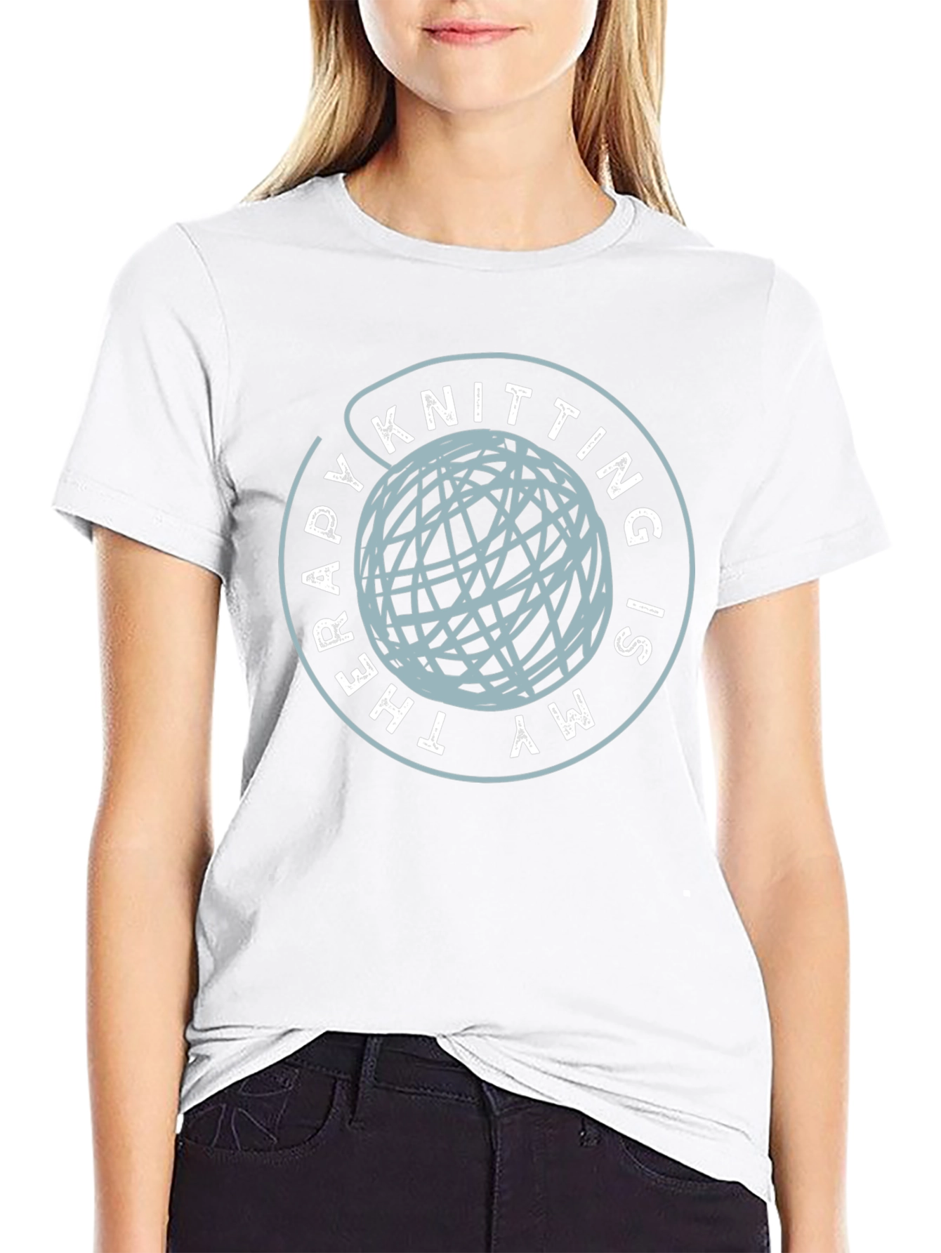 Knitting is My Therapy T-Shirt