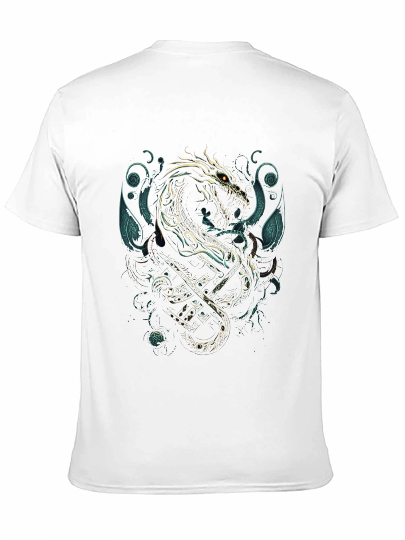 Dragon & Anchor Graphic Tee - Black