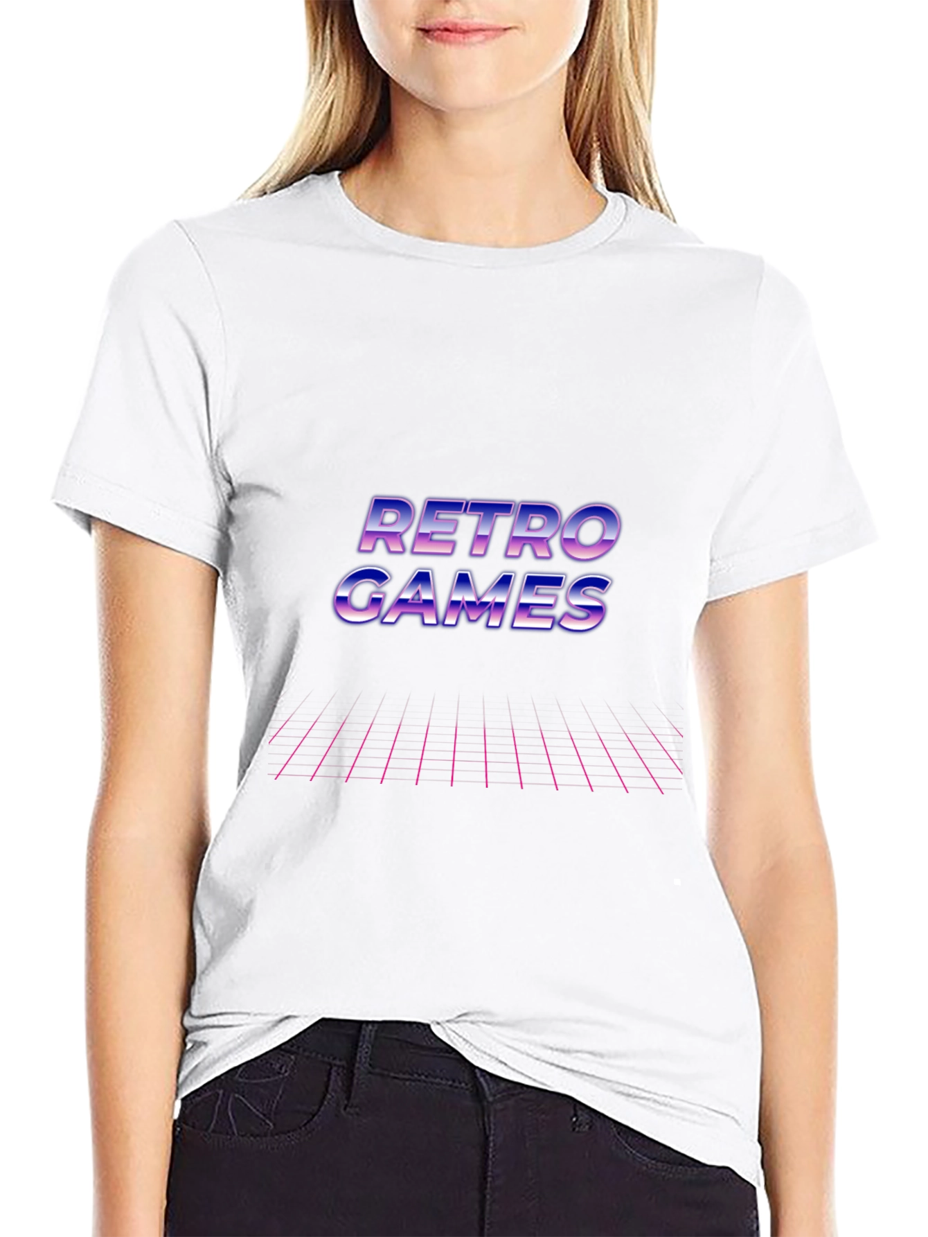 Retro Games Graphic T-Shirt - Classic Gamer Style