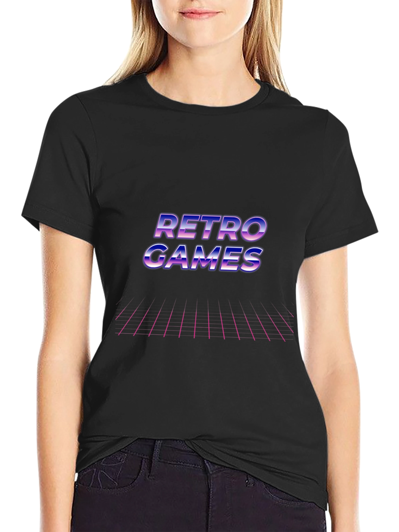 Retro Games Graphic T-Shirt - Classic Gamer Style