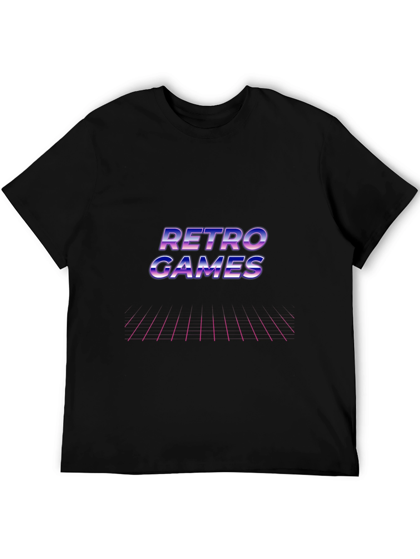 Retro Games Graphic T-Shirt - Classic Gamer Style