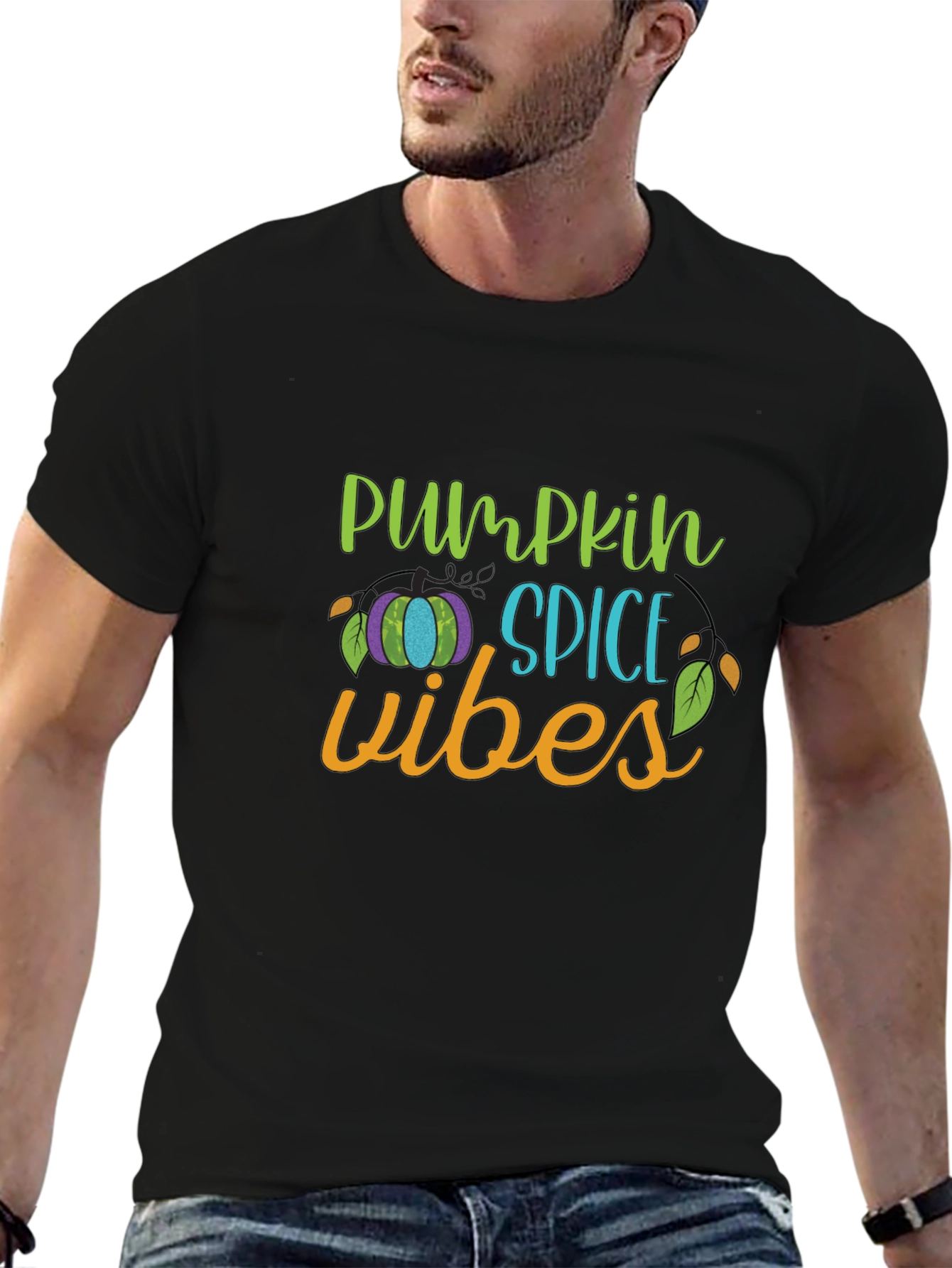 Pumpkin Spice Vibes Graphic Tee - Fall Fashion