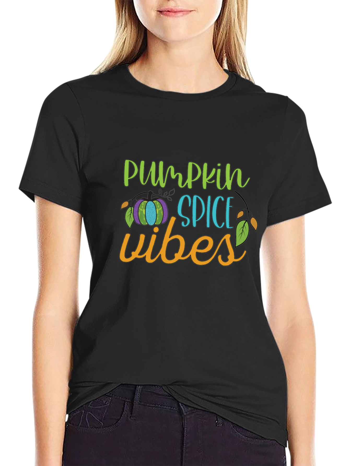 Pumpkin Spice Vibes Graphic Tee - Fall Fashion