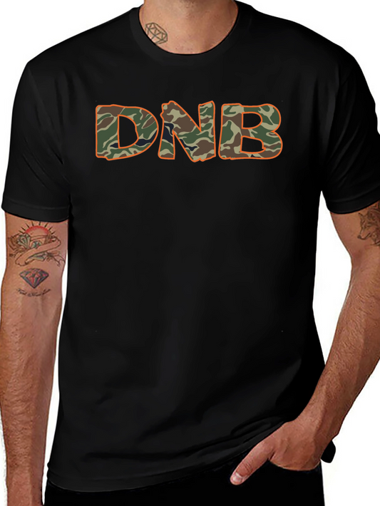 DNB Camo T-Shirt - Black