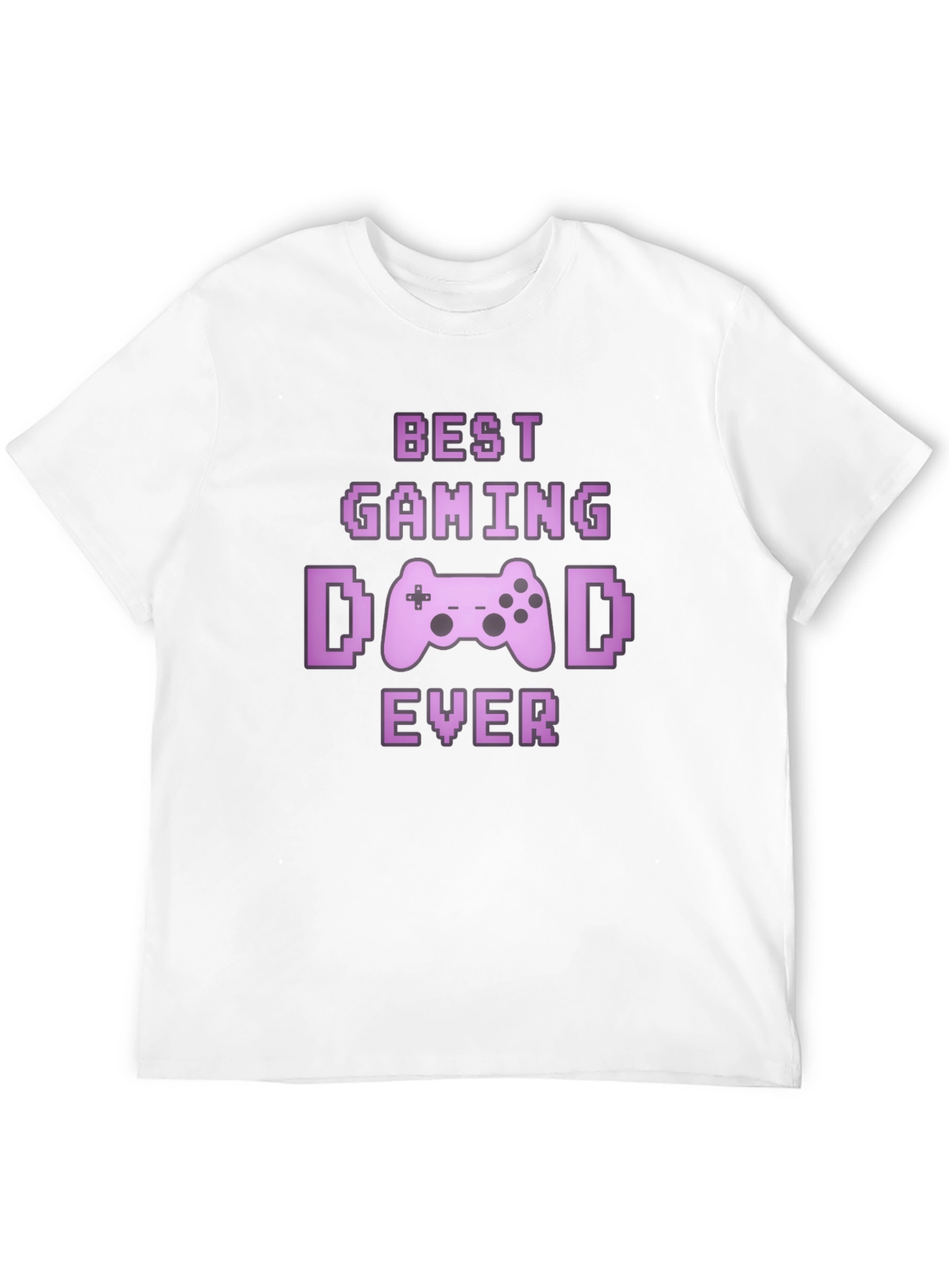 Best Gaming Dad Ever Black T-Shirt