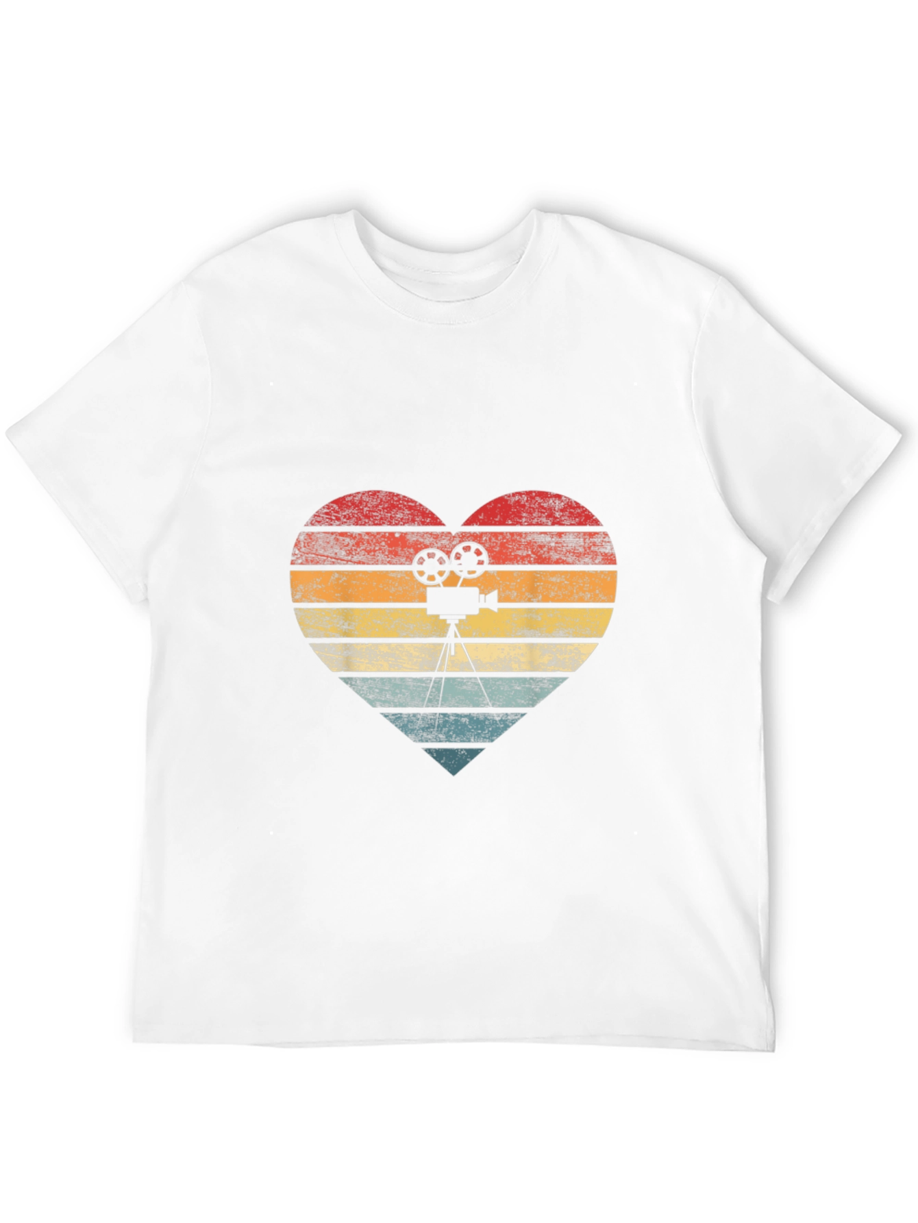 Retro Camera Heart Graphic Tee