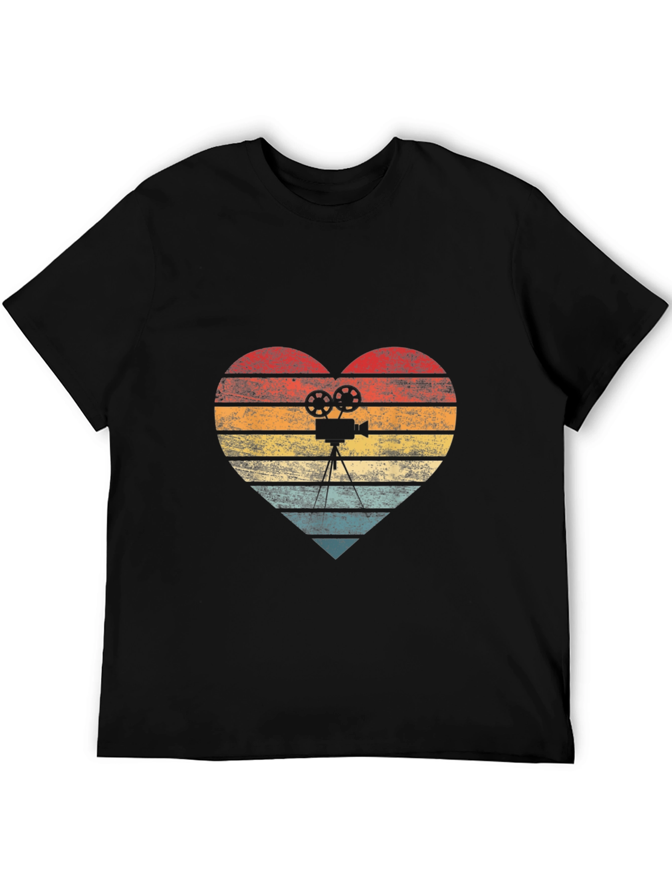 Retro Camera Heart Graphic Tee