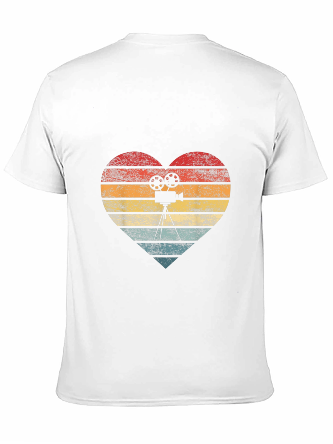 Retro Camera Heart Graphic Tee