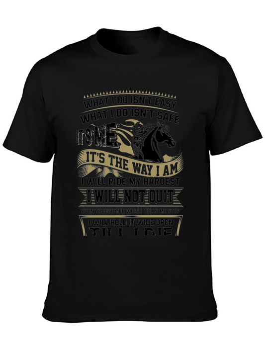 Riders Motto Graphic Tee - Horse Lover