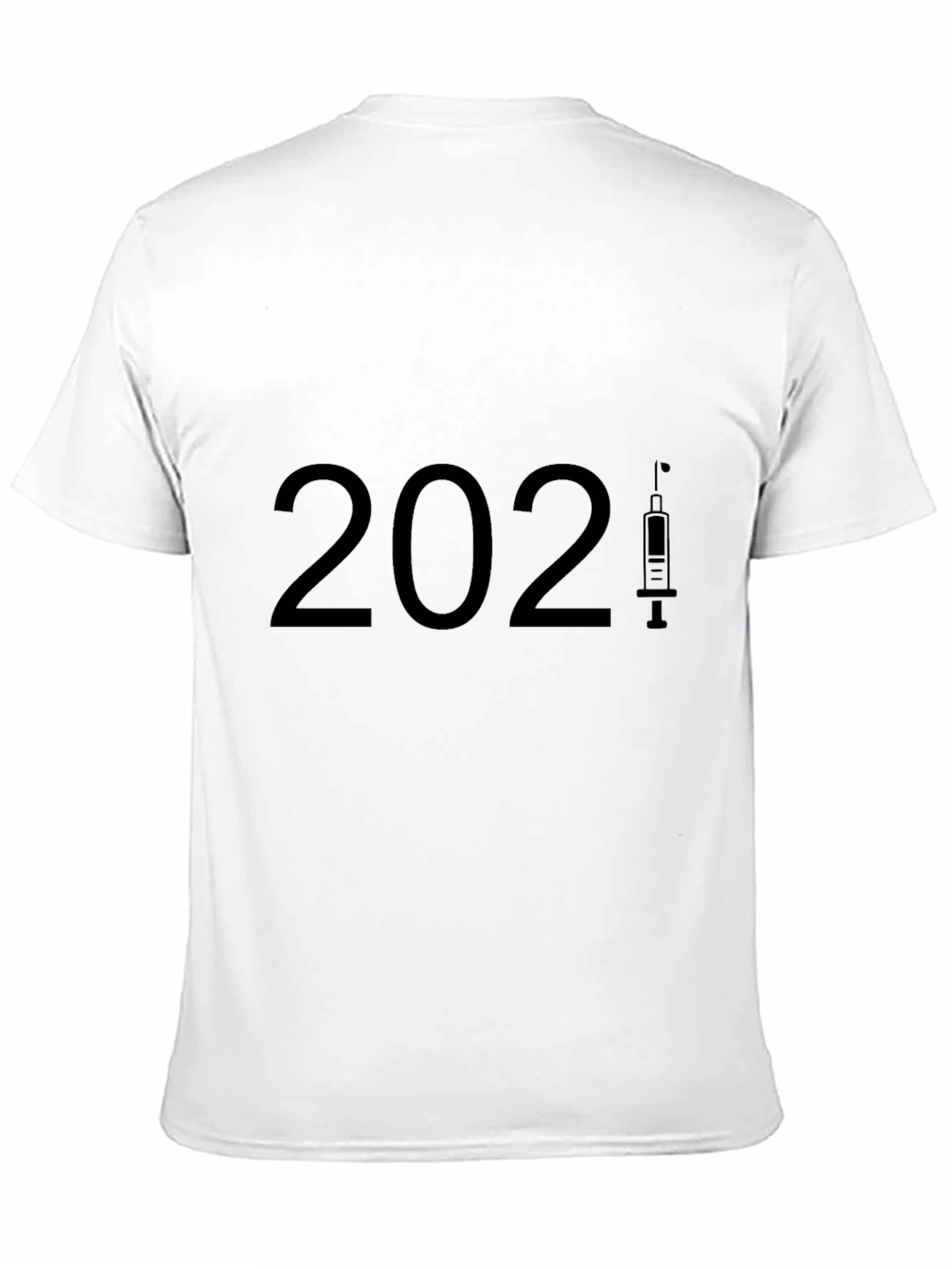 2021 Vaccine Black T-Shirt