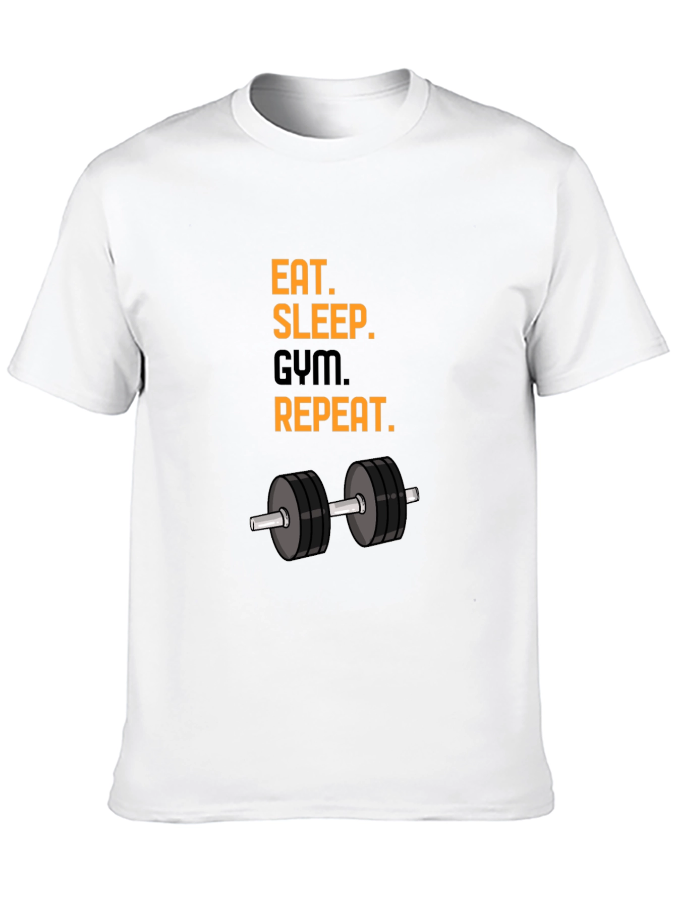 Eat Sleep Gym Repeat T-Shirt - Black