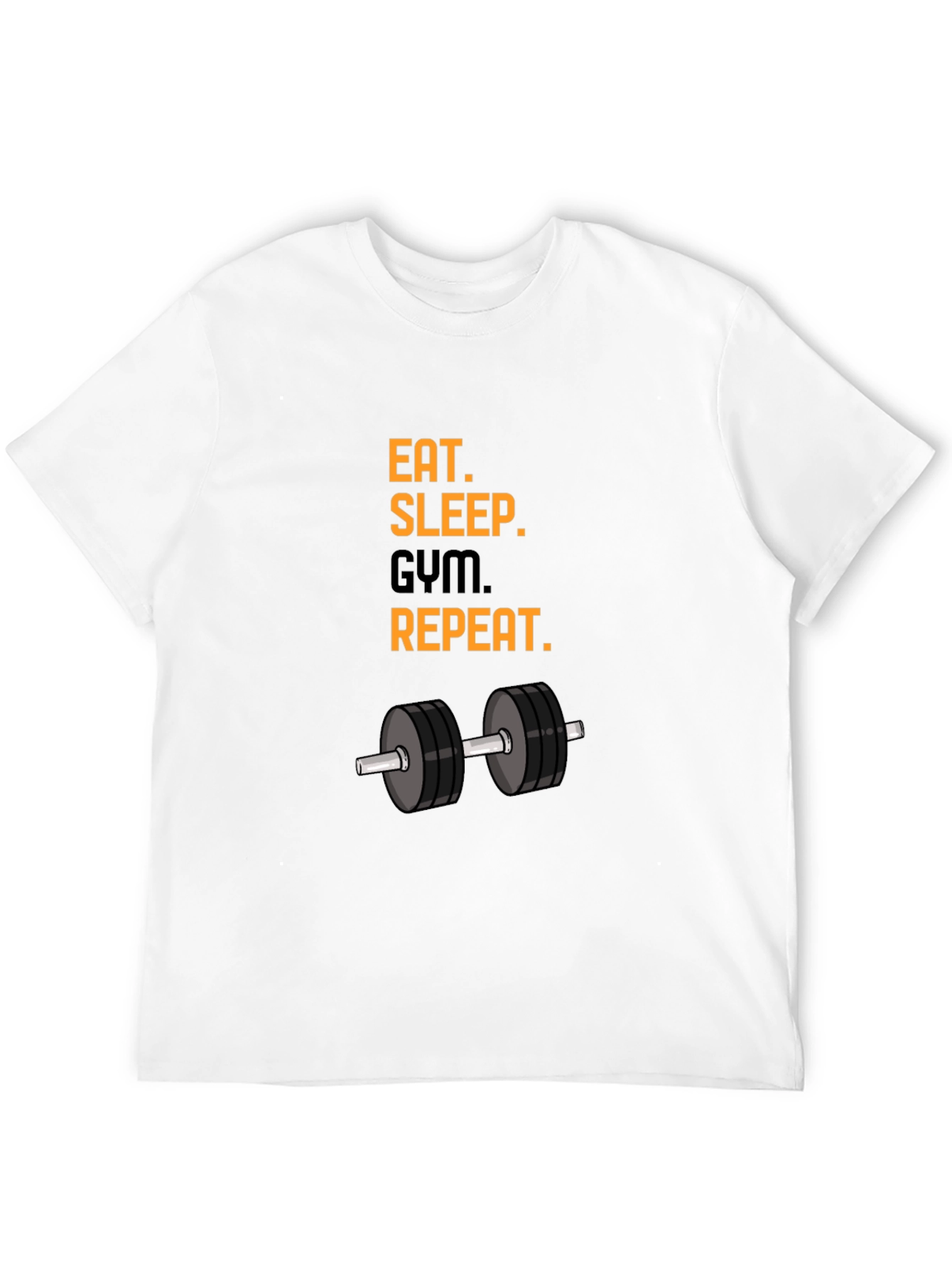 Eat Sleep Gym Repeat T-Shirt - Black