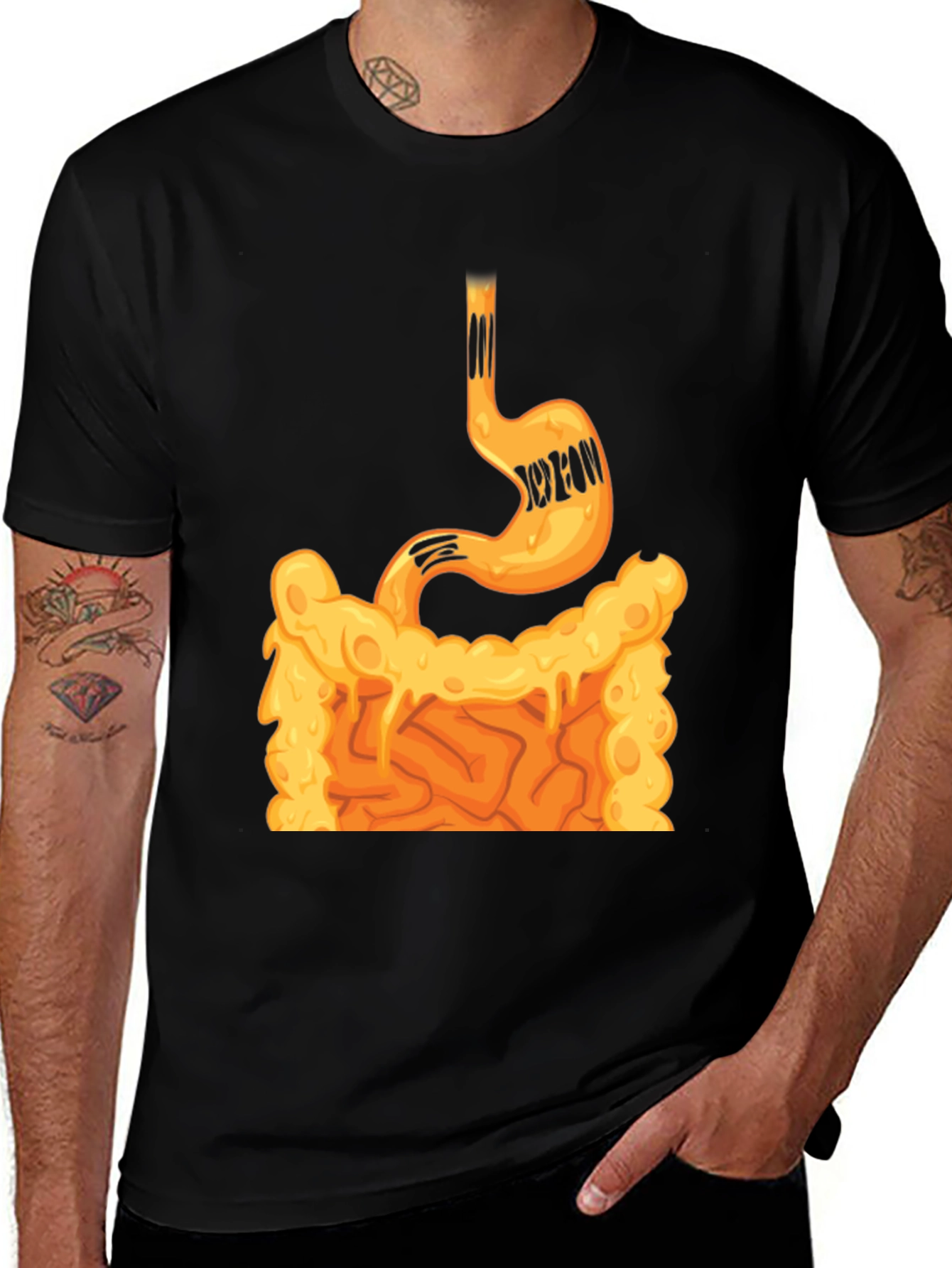 Gutsy Black T-Shirt