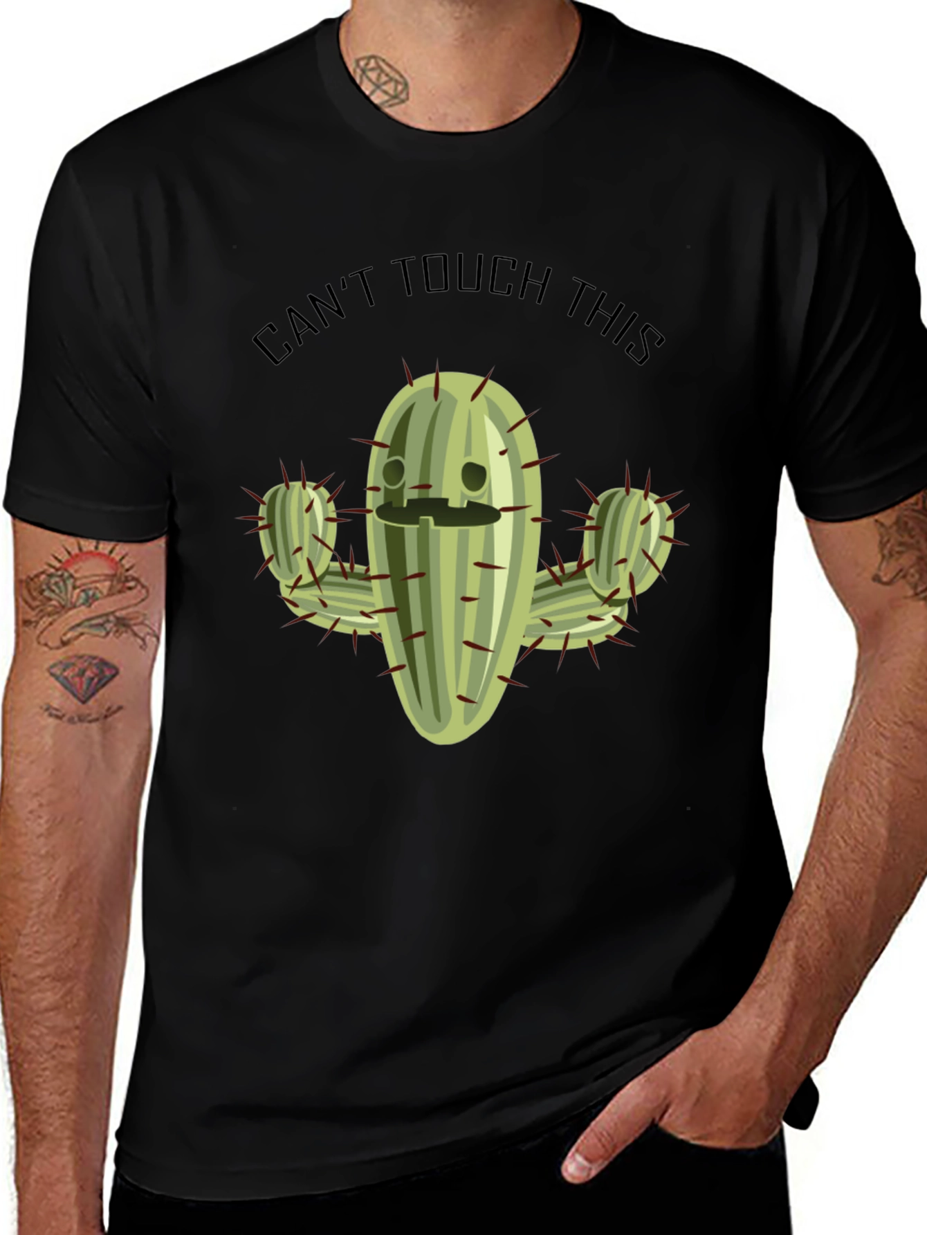 Cactus Cant Touch This Graphic T-Shirt