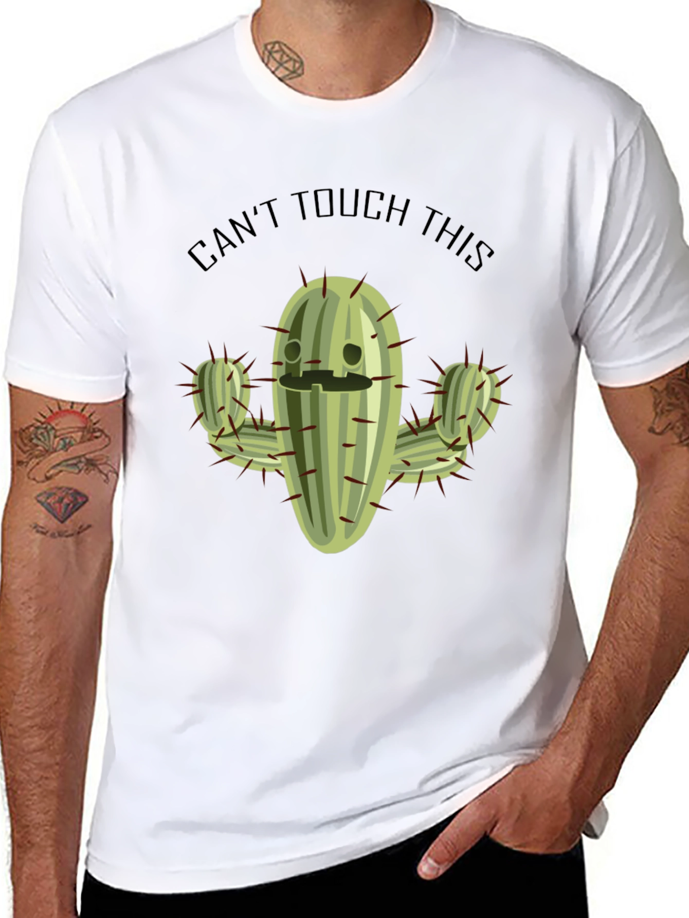 Cactus Cant Touch This Graphic T-Shirt