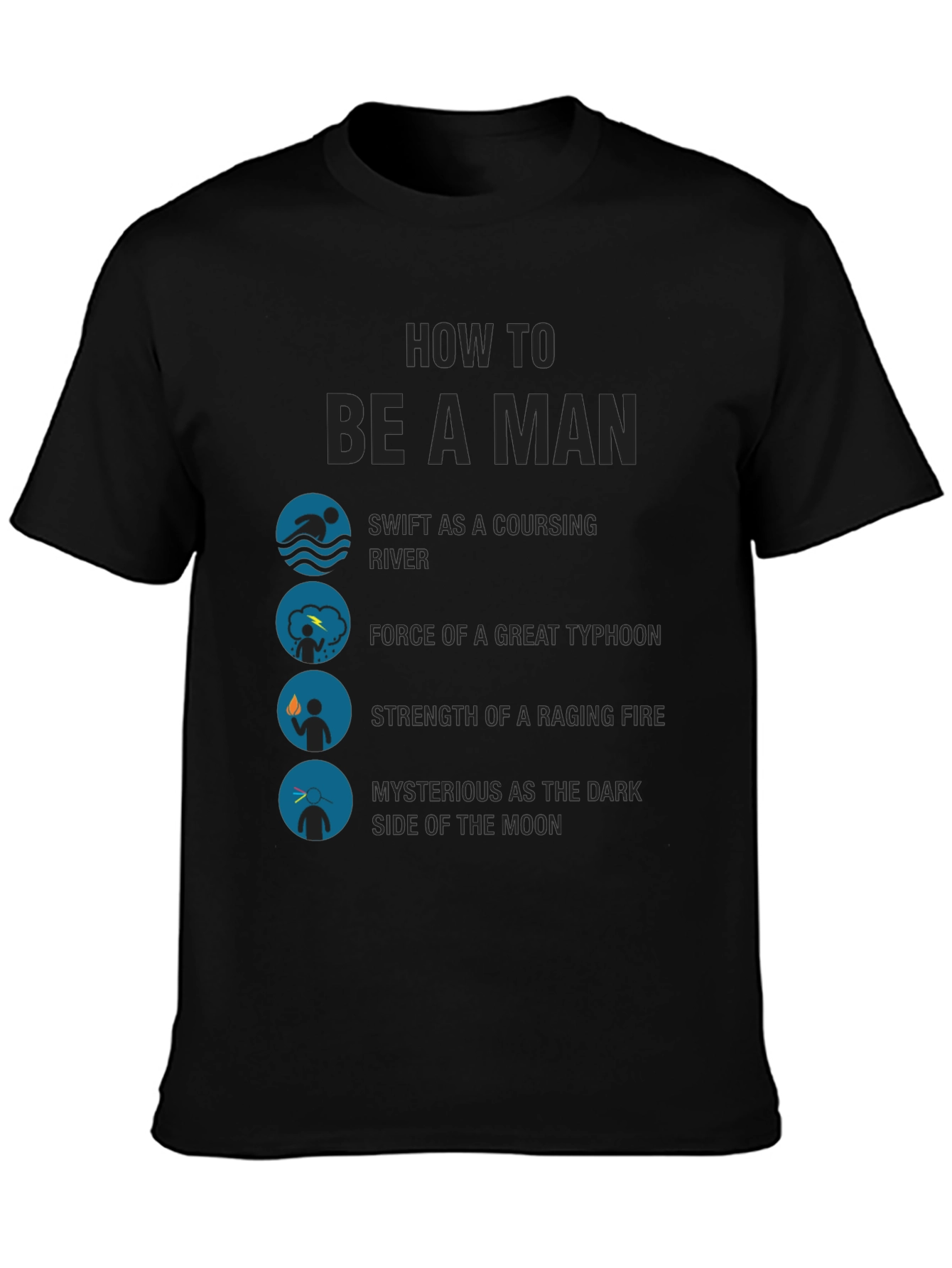 How to Be a Man Graphic T-Shirt