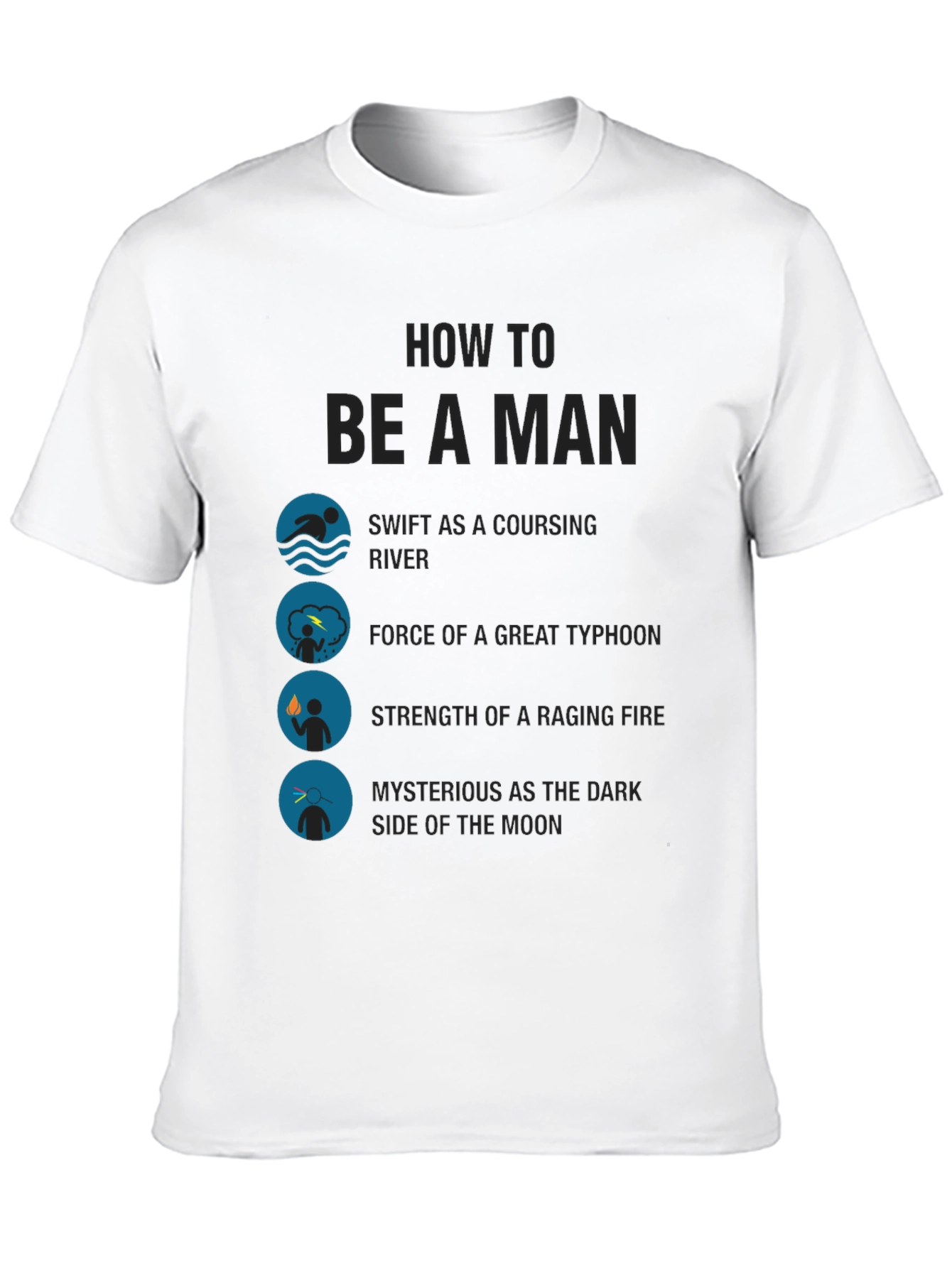 How to Be a Man Graphic T-Shirt