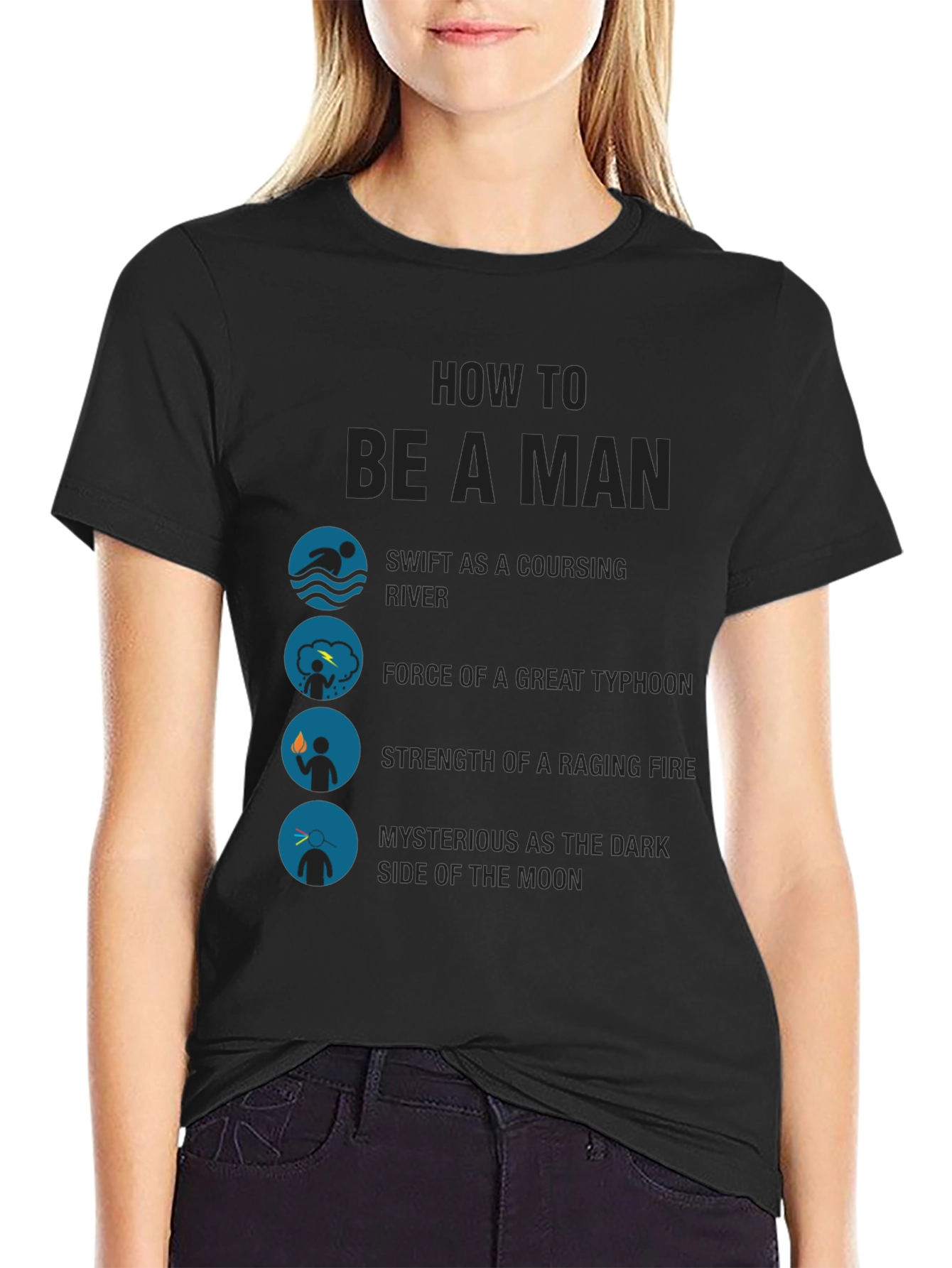 How to Be a Man Graphic T-Shirt