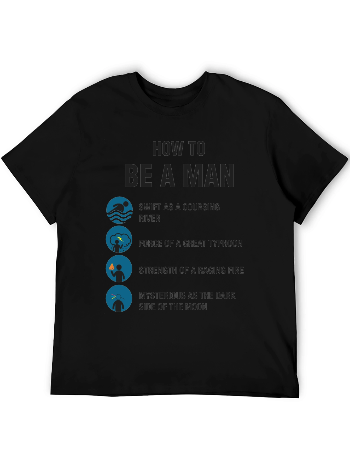 How to Be a Man Graphic T-Shirt