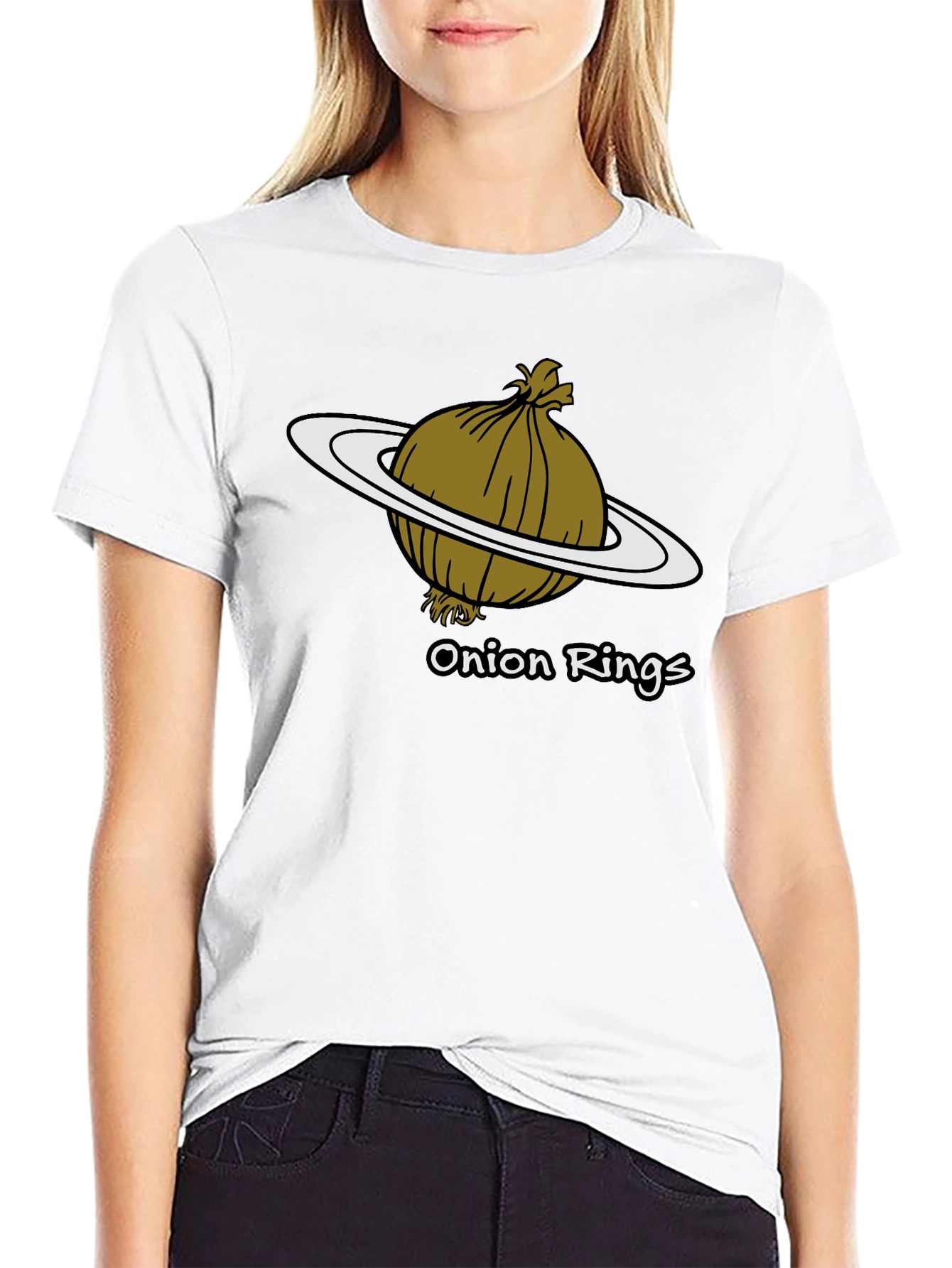 Onion Rings T-Shirt - Funny Food Pun Tee