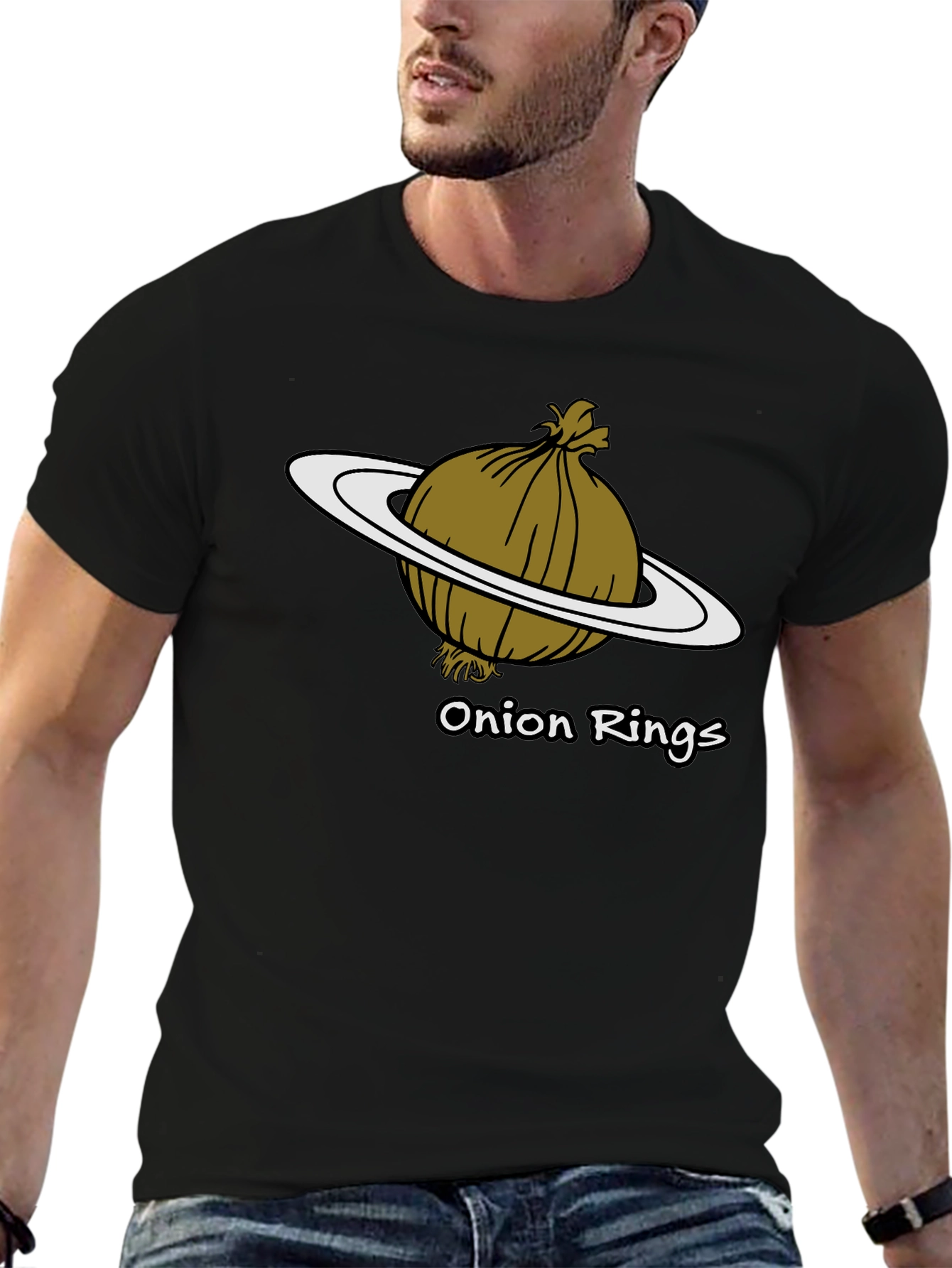 Onion Rings T-Shirt - Funny Food Pun Tee