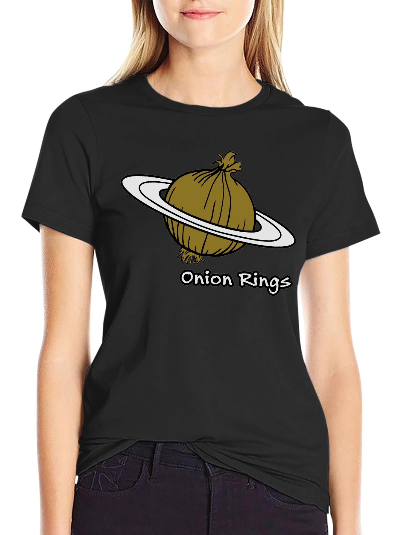 Onion Rings T-Shirt - Funny Food Pun Tee