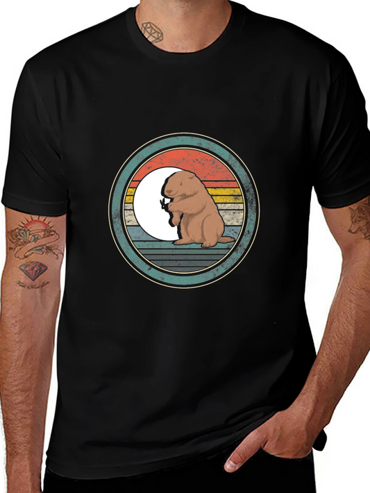 Retro Groundhog T-Shirt