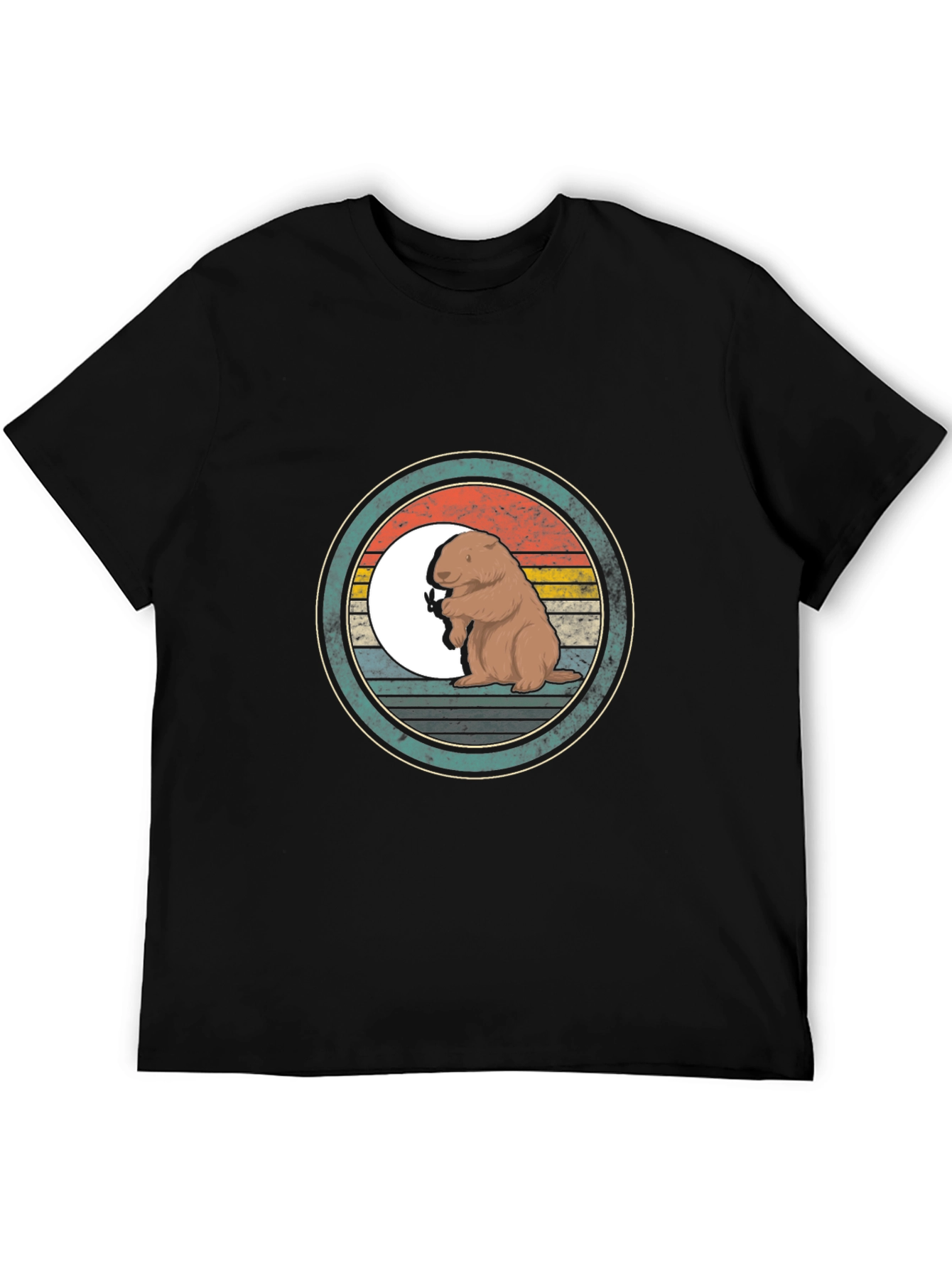 Retro Groundhog T-Shirt