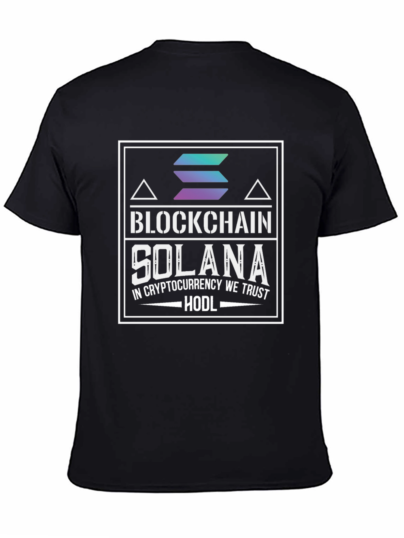 Solana Blockchain Crypto HODL T-Shirt