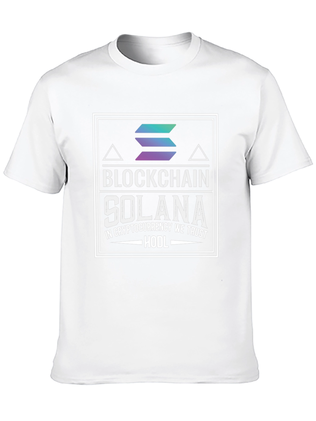 Solana Blockchain Crypto HODL T-Shirt